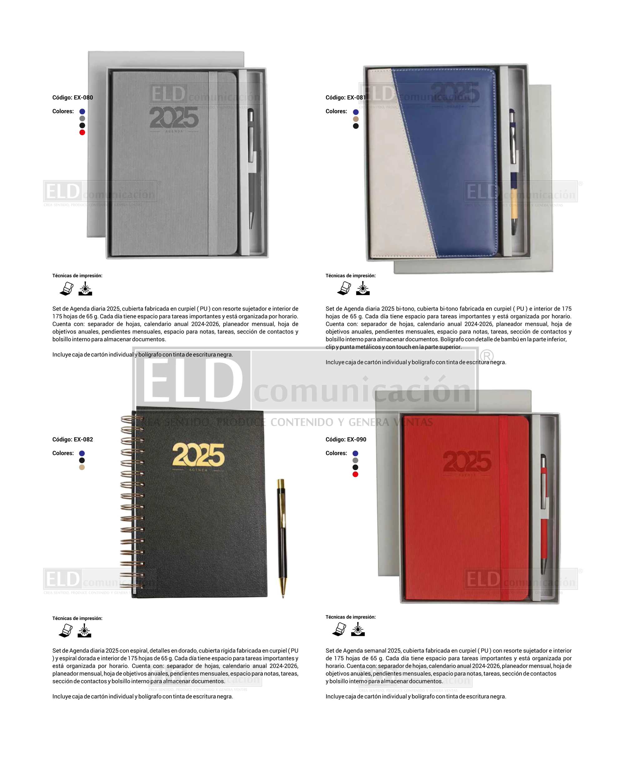 Agendas Personalizadas 01