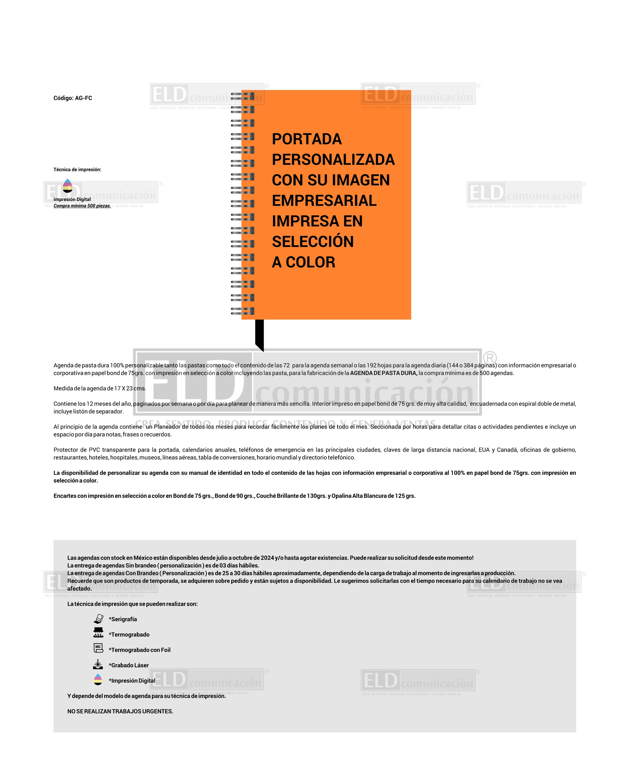 Agendas Personalizadas 04