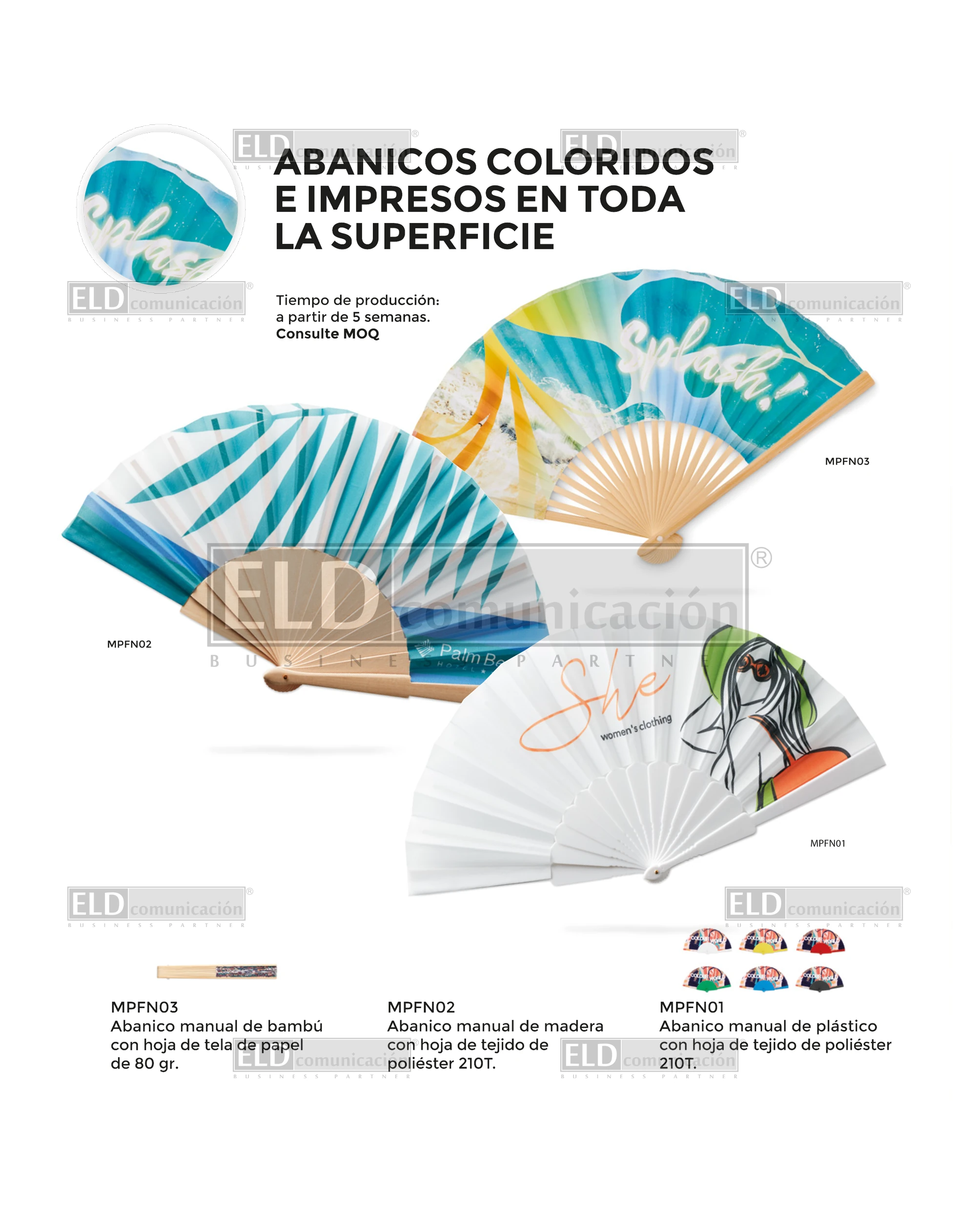 Abanicos Promocionales Personalizados a Medida 01