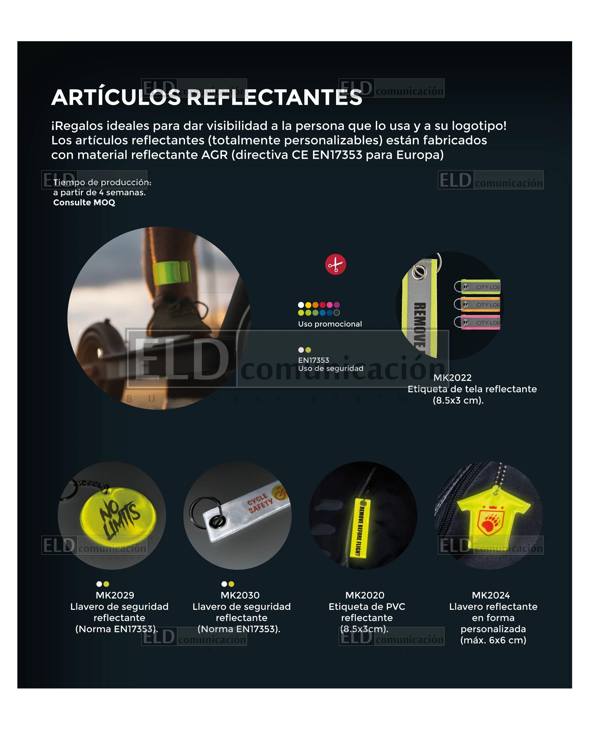 Artículos Promocionales Reflectantes Personalizados a Medida 01