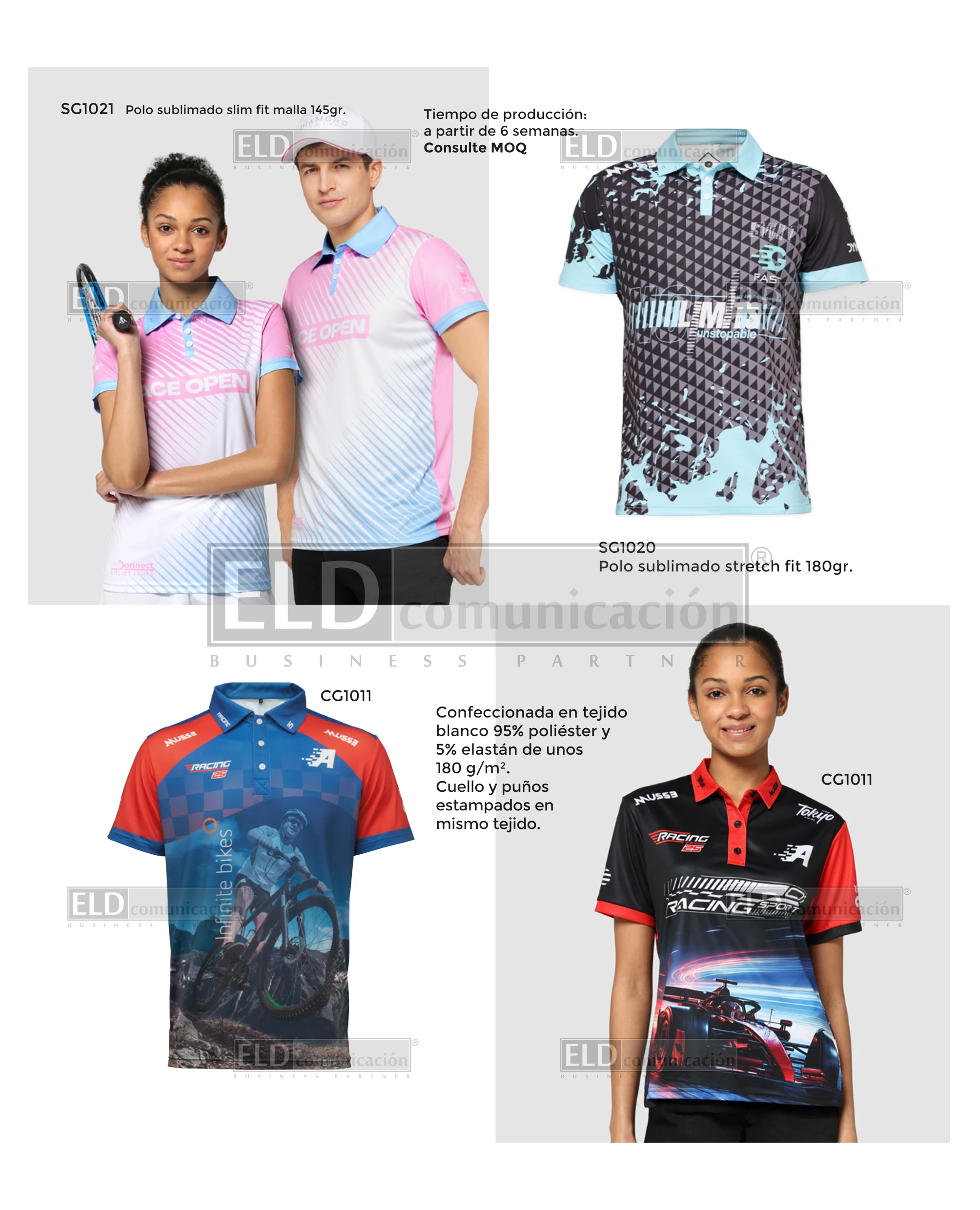 Camisas Polo Sublimadas Promocionales Personalizados a Medida 02