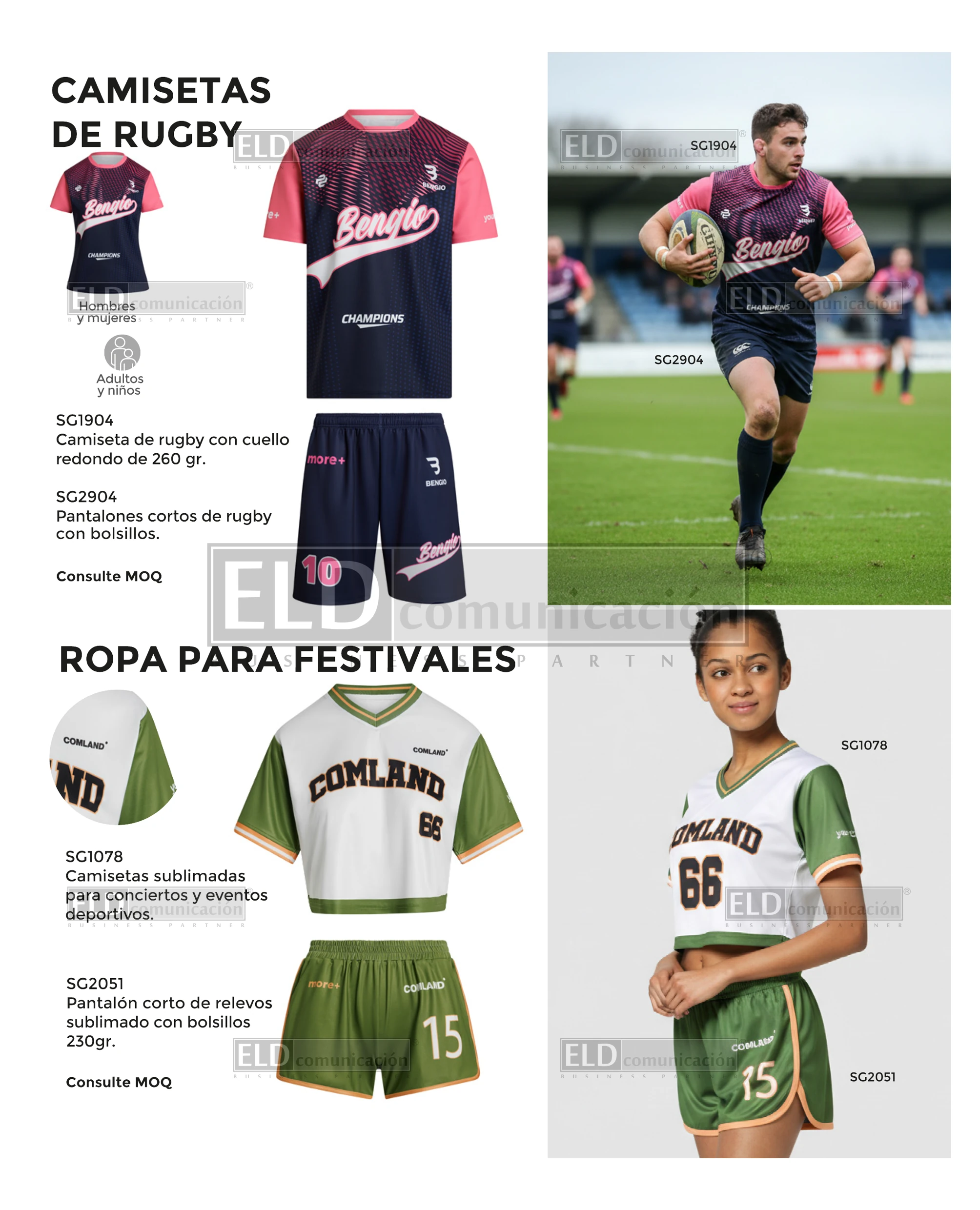 Camisetas de Rugby Promocionales Personalizadas a Medida 01