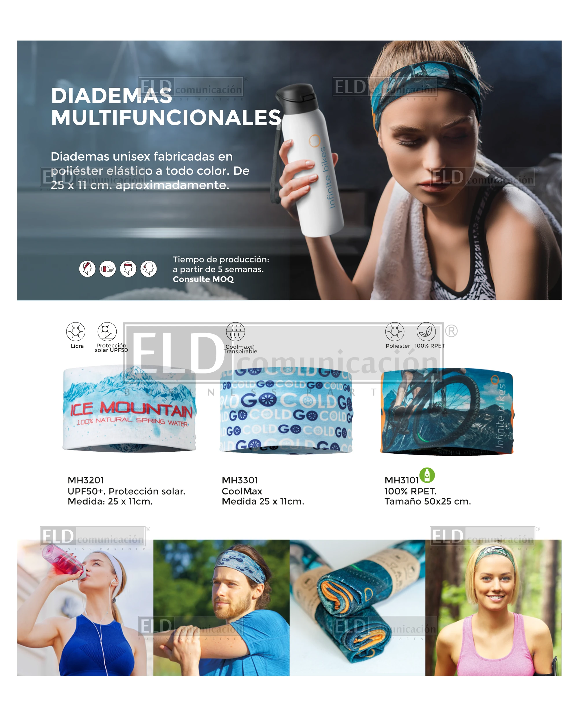 Diademas Promocionales Personalizadas a Medida 01