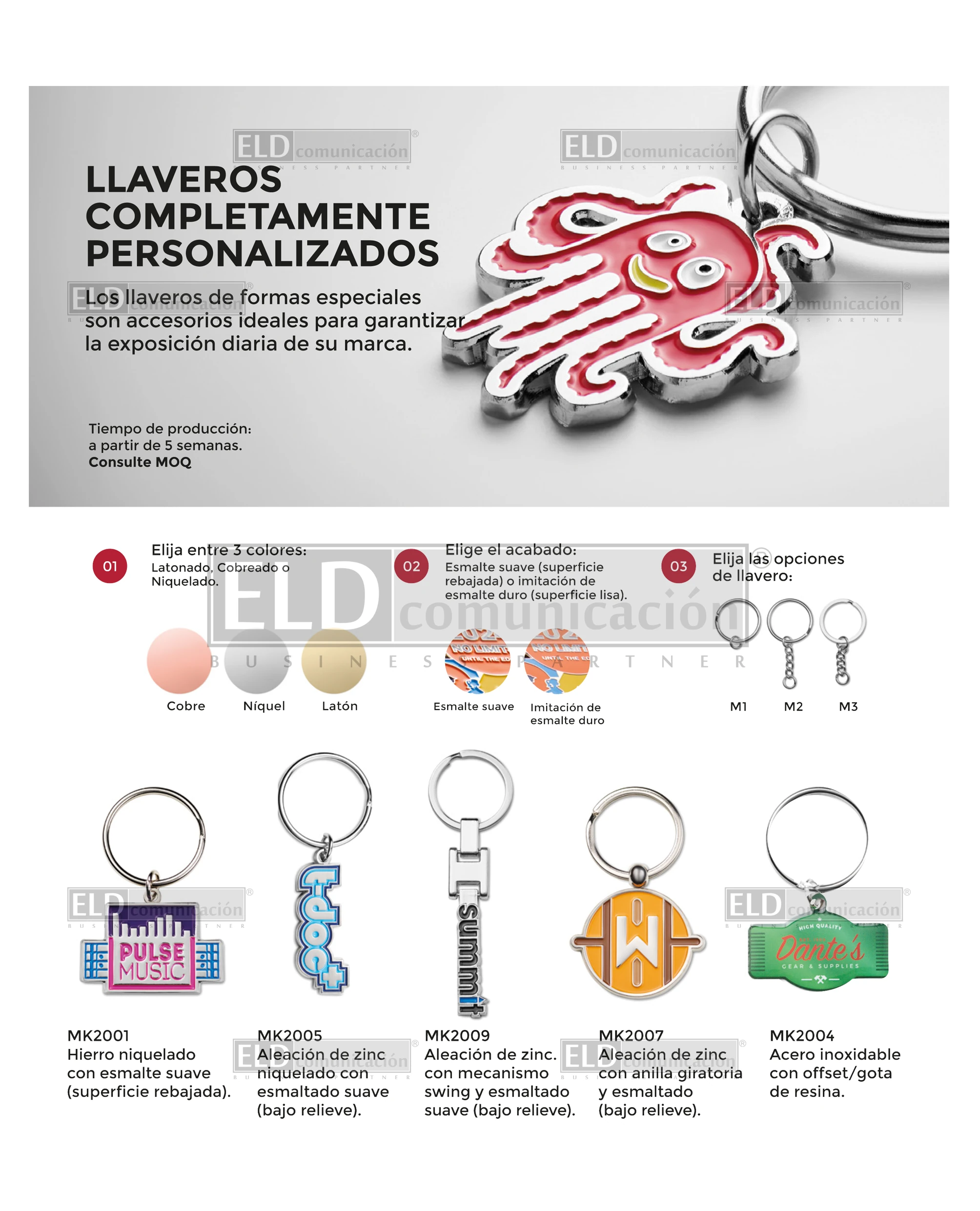 Llaveros Promocionales Personalizados a Medida 01