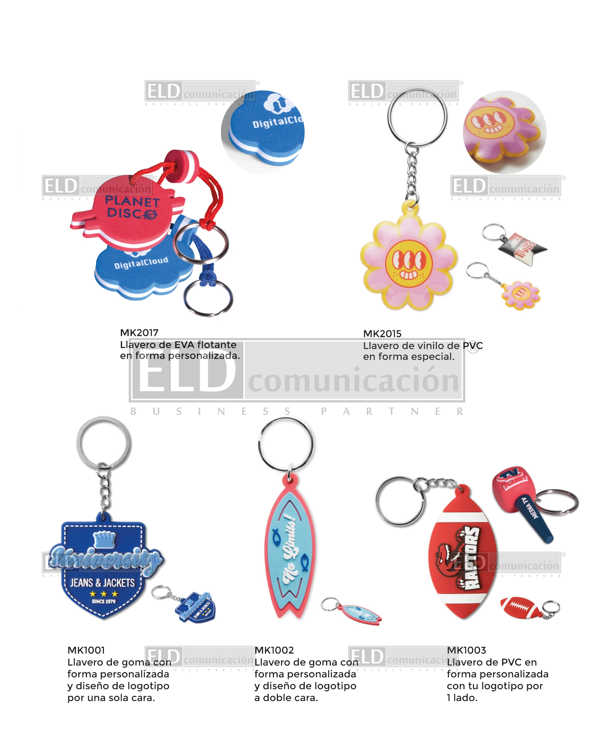 Llaveros Promocionales Personalizados a Medida 02