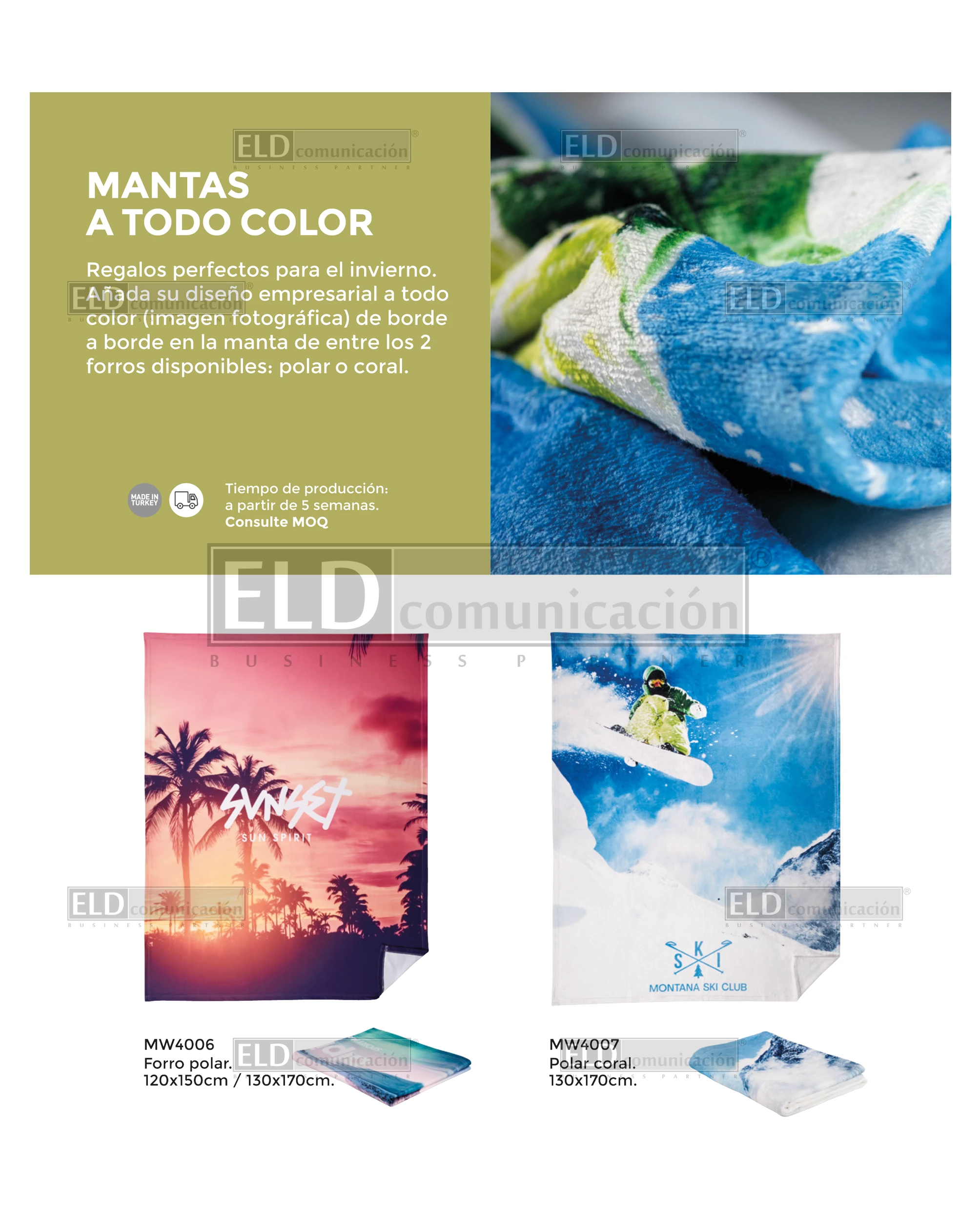 Mantas Promocionales Personalizadas a Medida 01