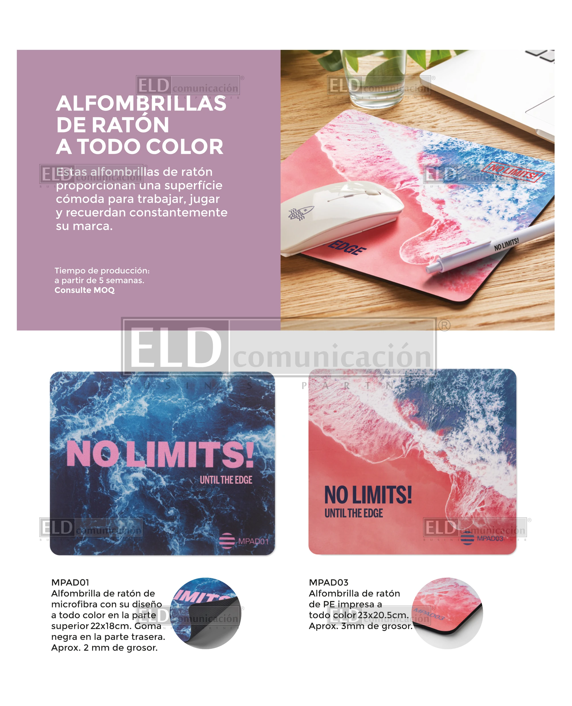 Mouse Pad Promocionales Personalizados a Medida 01
