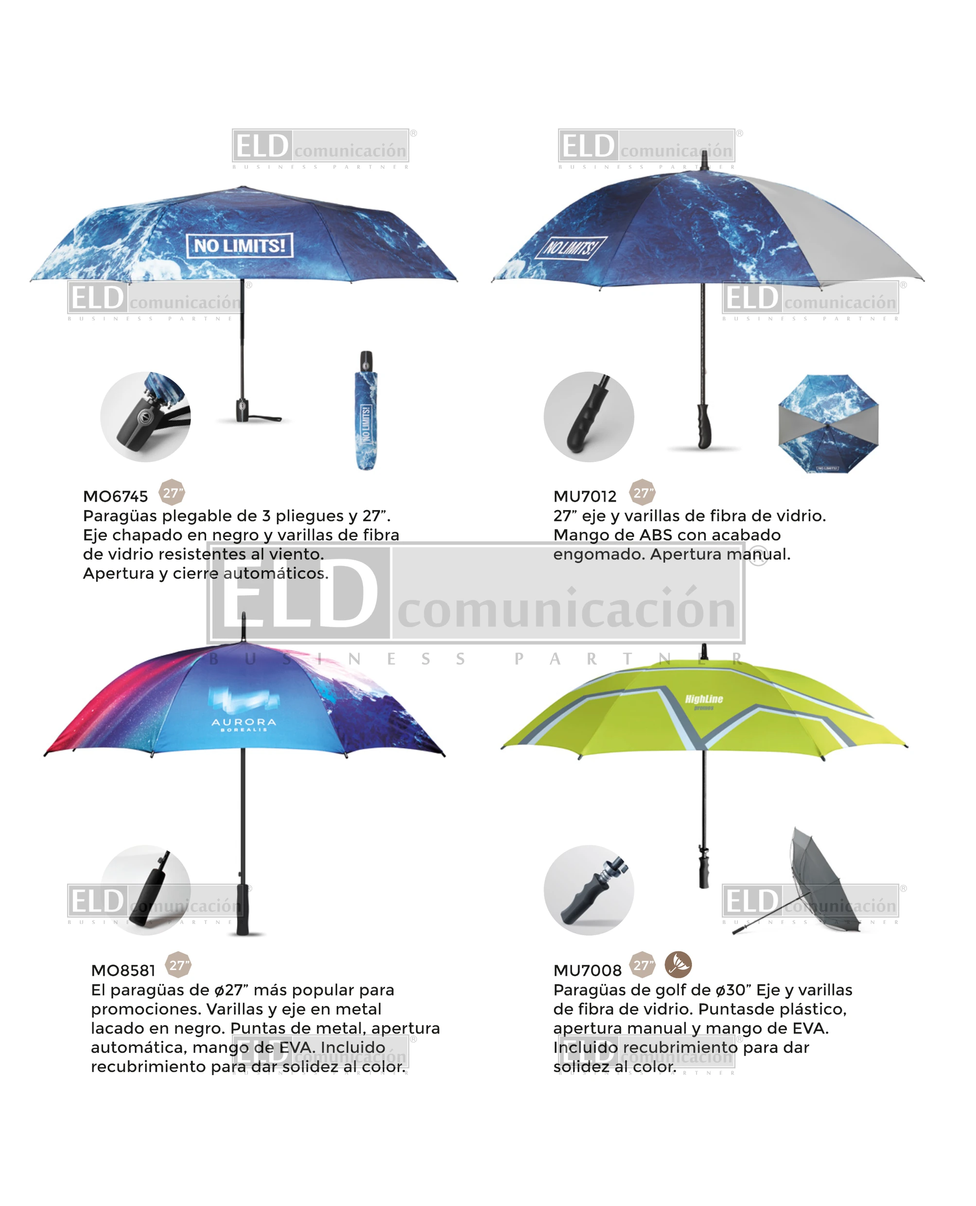 Paraguas Promocionales Personalizados a Medida 05