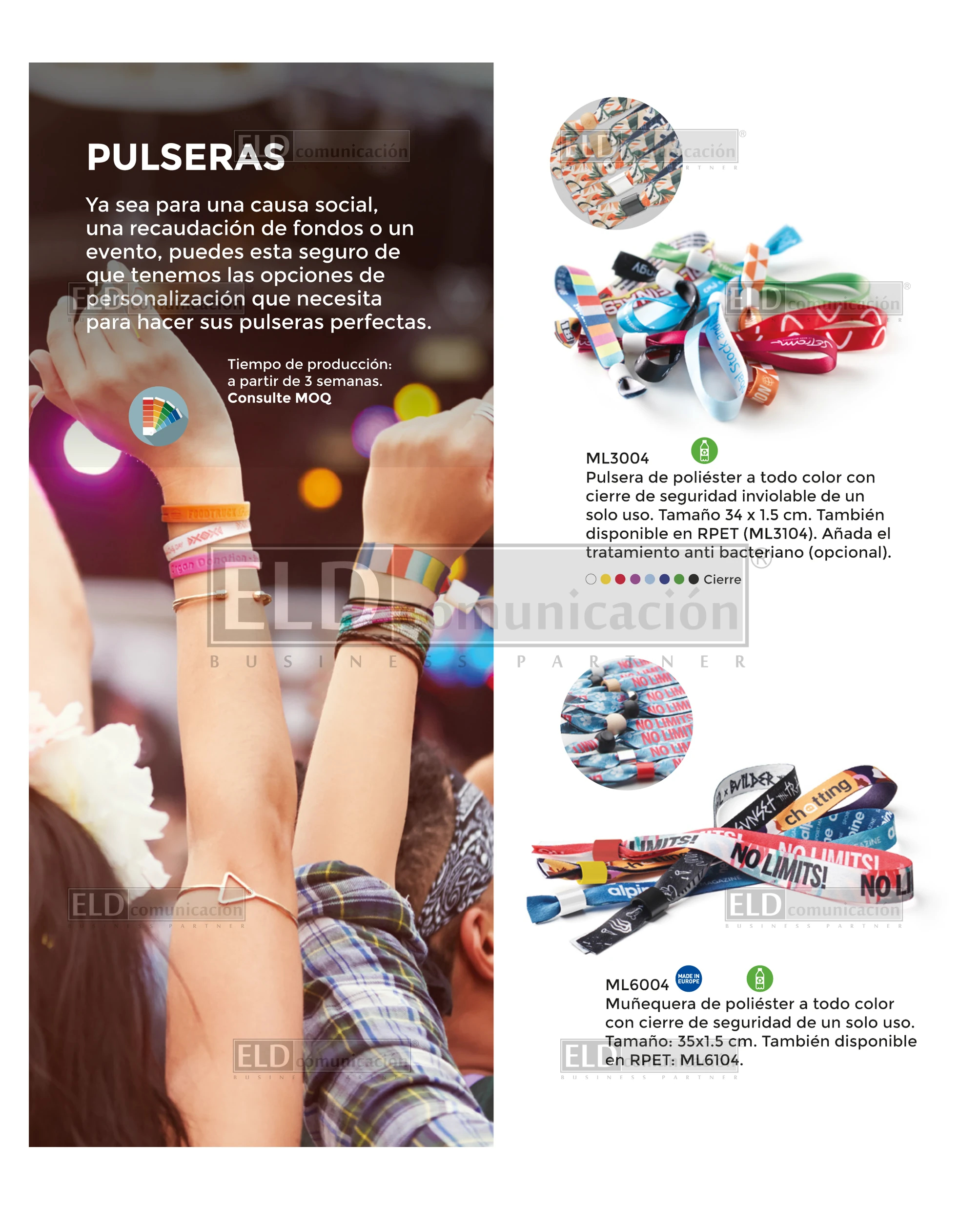 Pulseras Promocionales Personalizadas a Medida 01