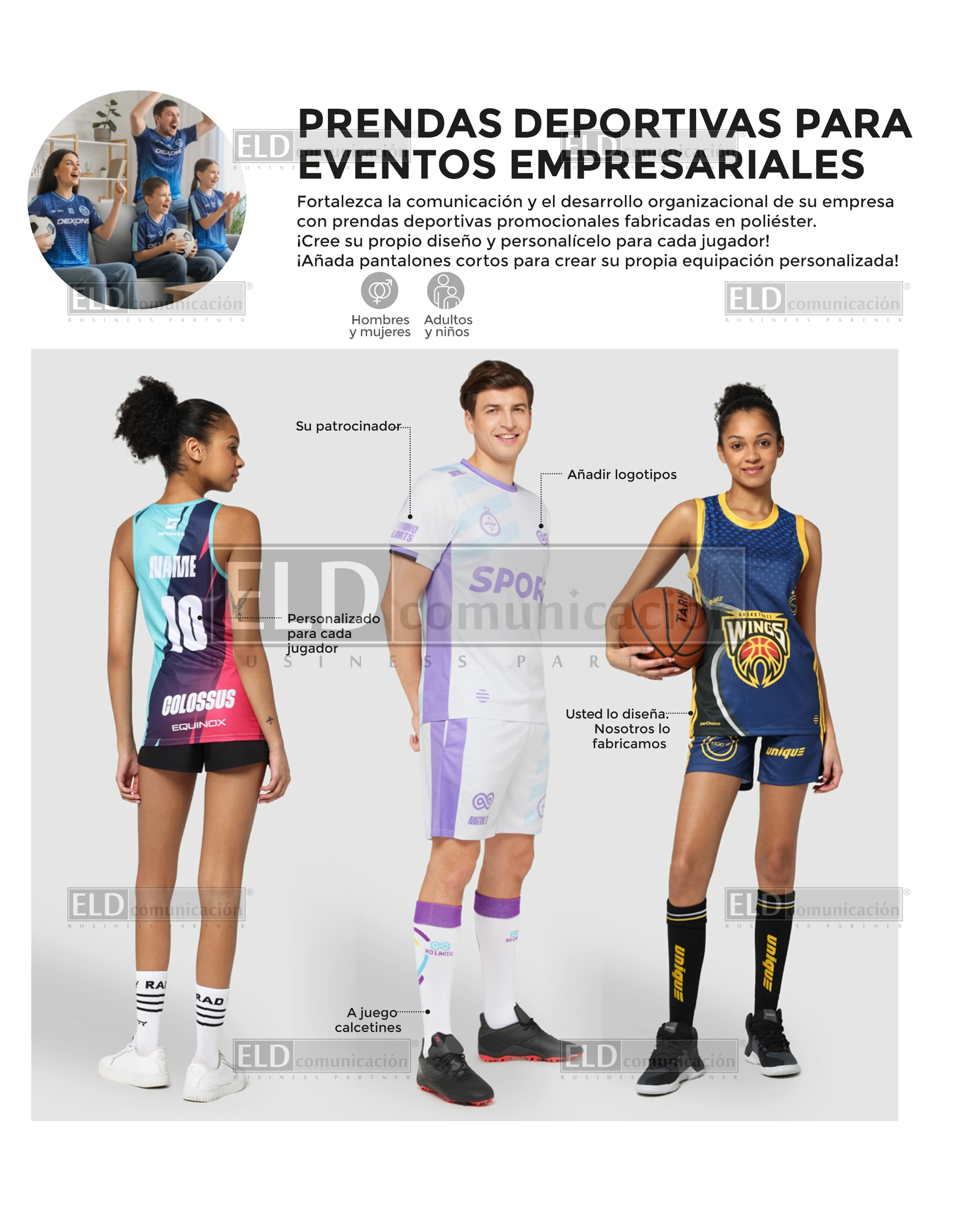 Ropa Deportiva Promocional Personalizada a Medida 01