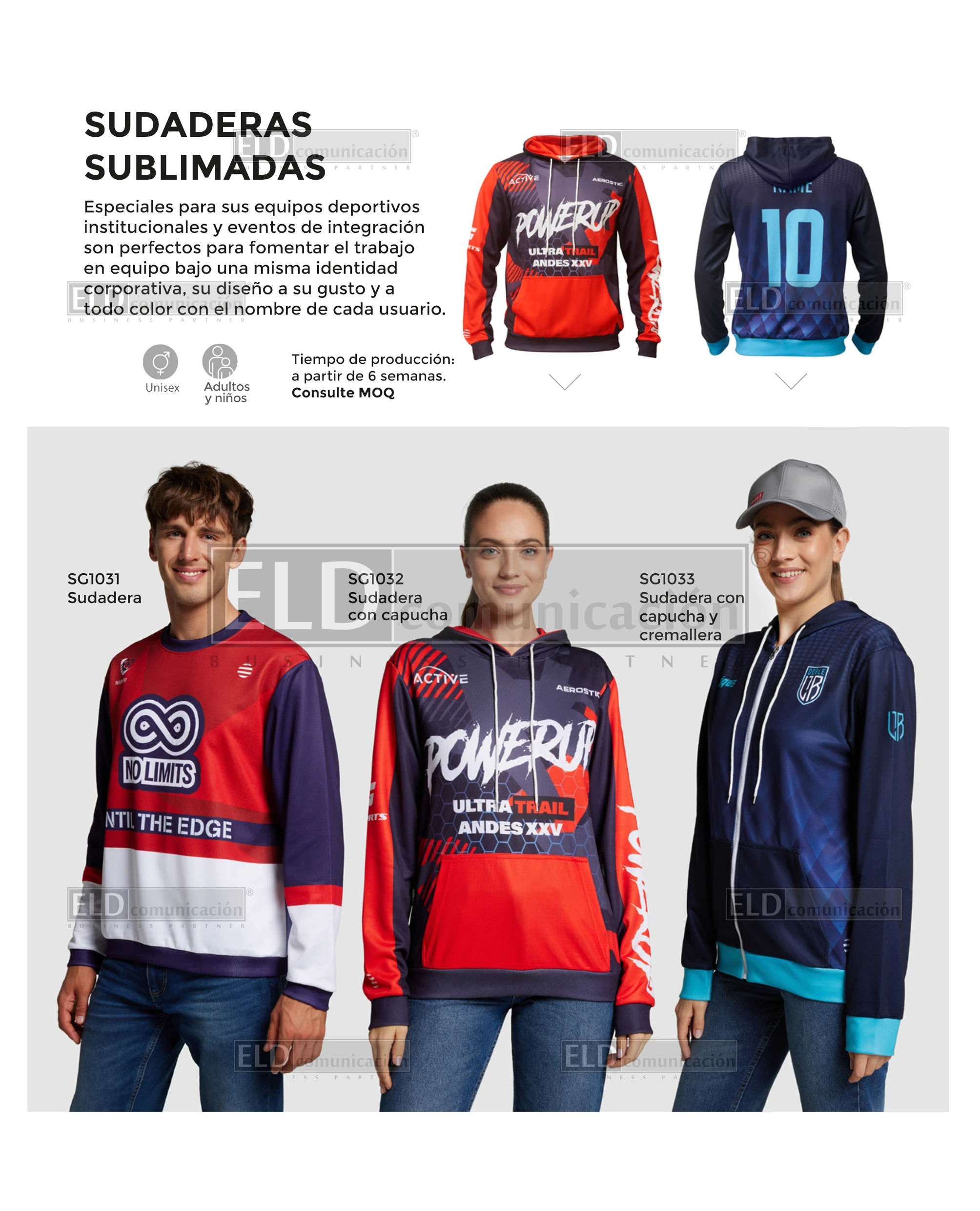 Sudaderas Sublimadas Promocionales Personalizadas a Medida 01