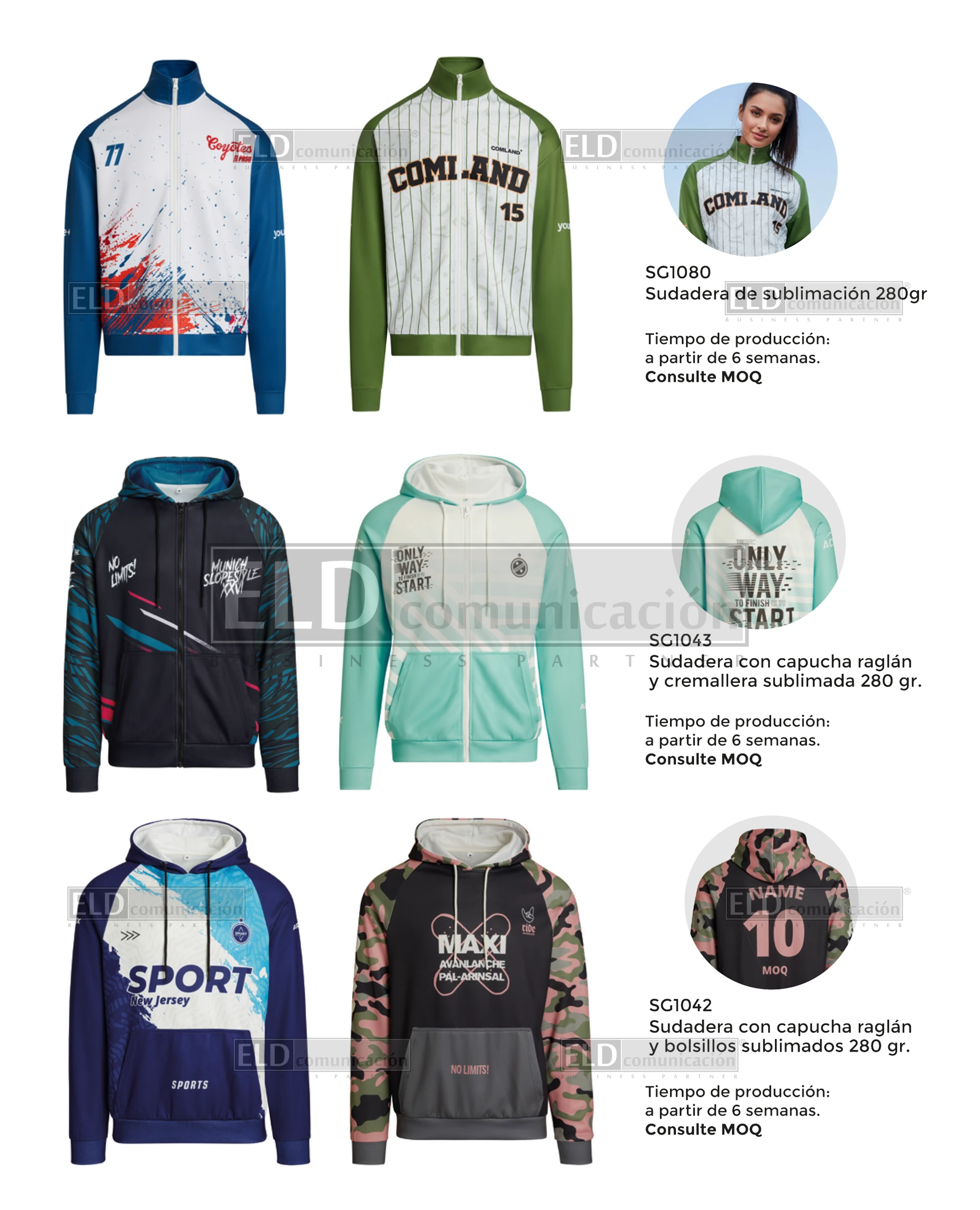 Sudaderas Sublimadas Promocionales Personalizadas a Medida 02