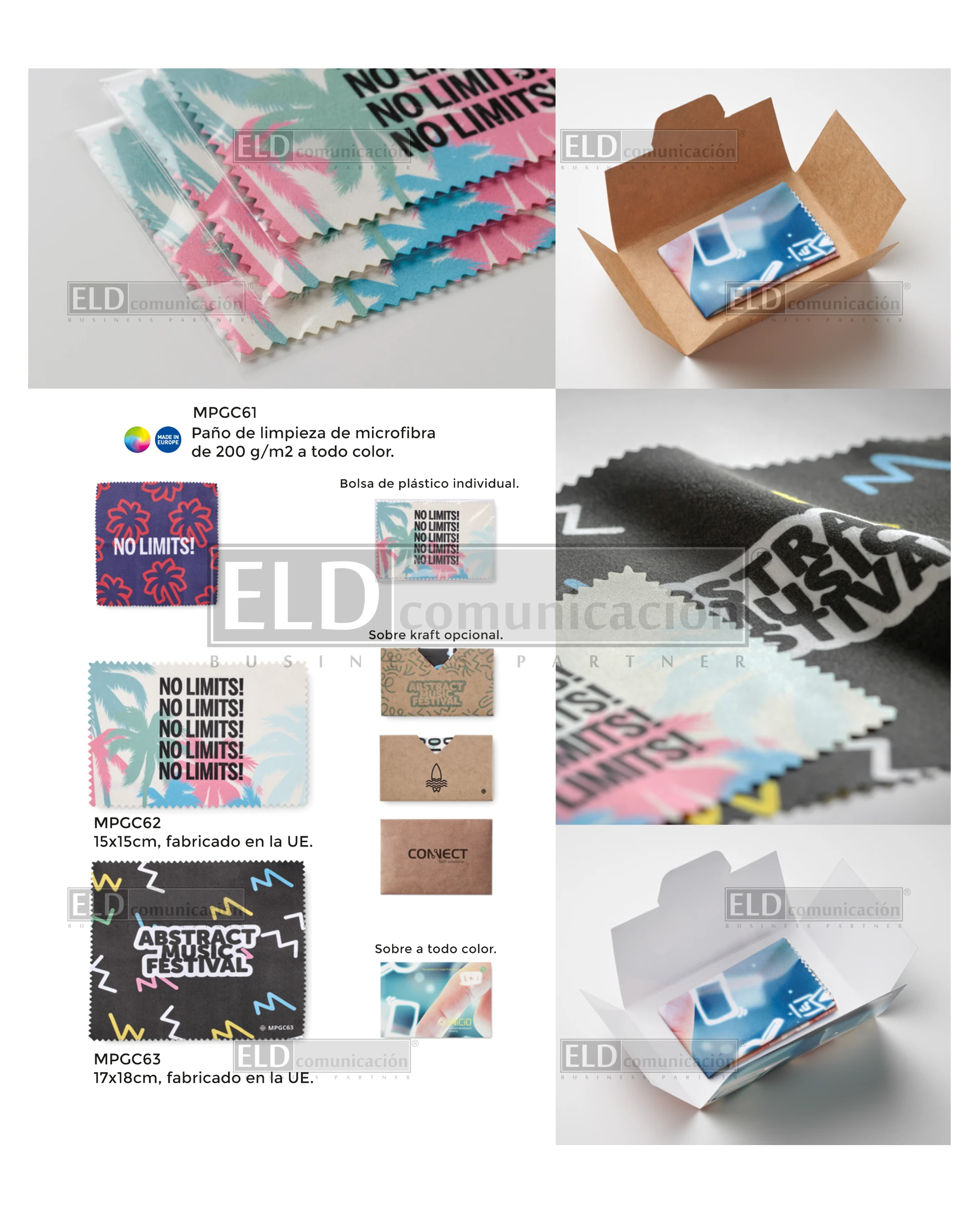 Toallas de Microfibra para Limpieza Promocionales Personalizadas a Medida 02