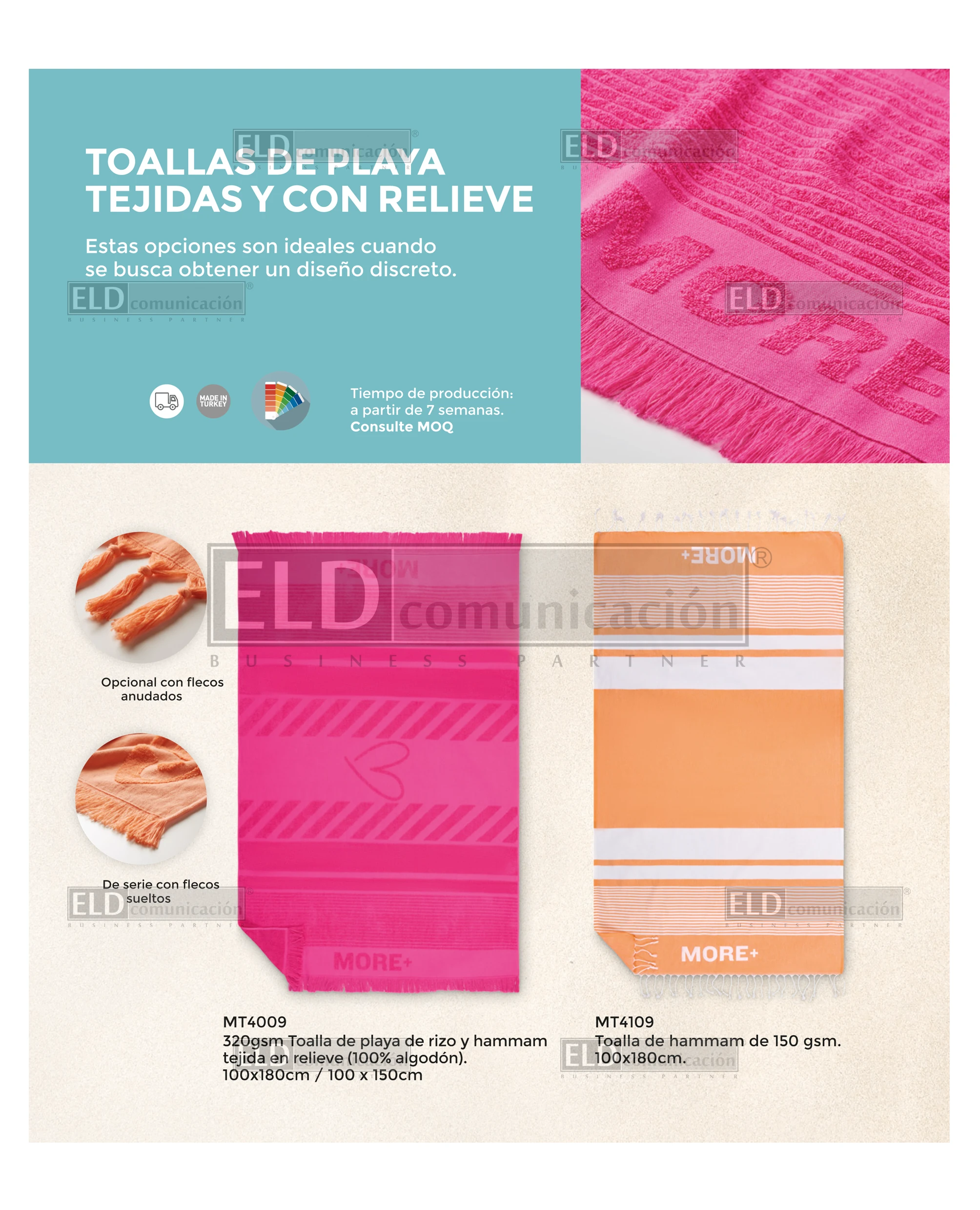 Toallas de Playa Promocionales Personalizadas a Medida 01