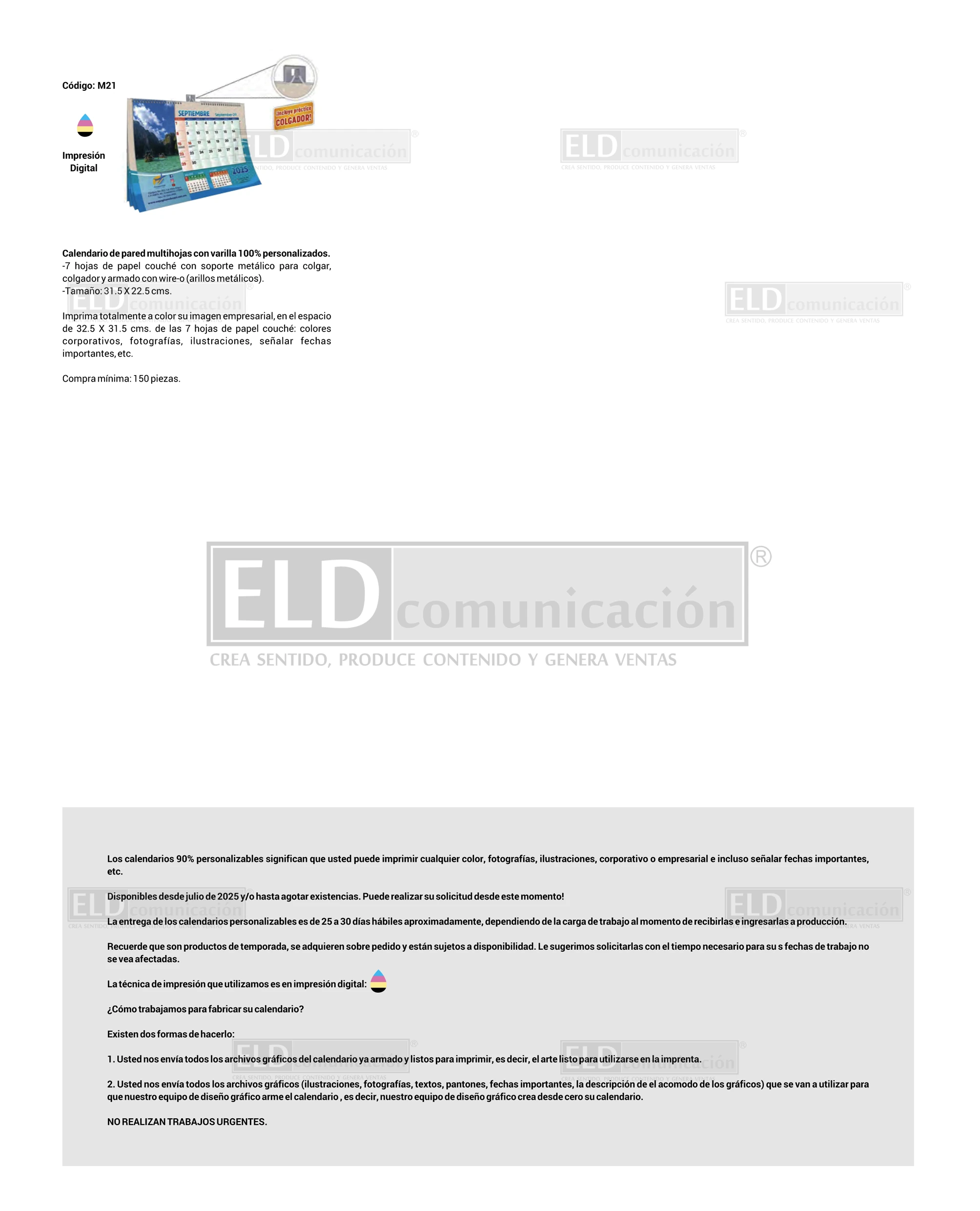 Calendarios Personalizados 02