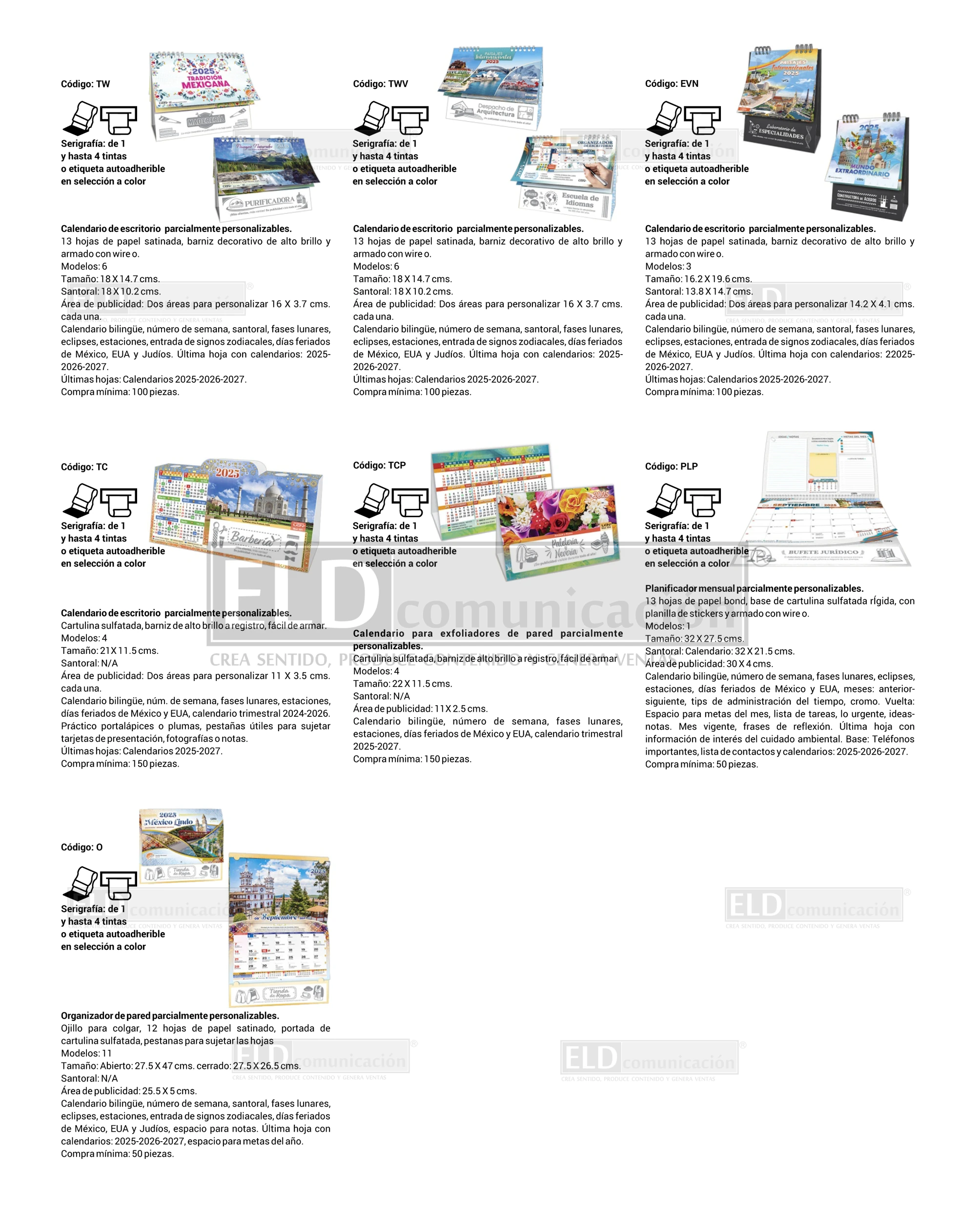 Calendarios Personalizados 07