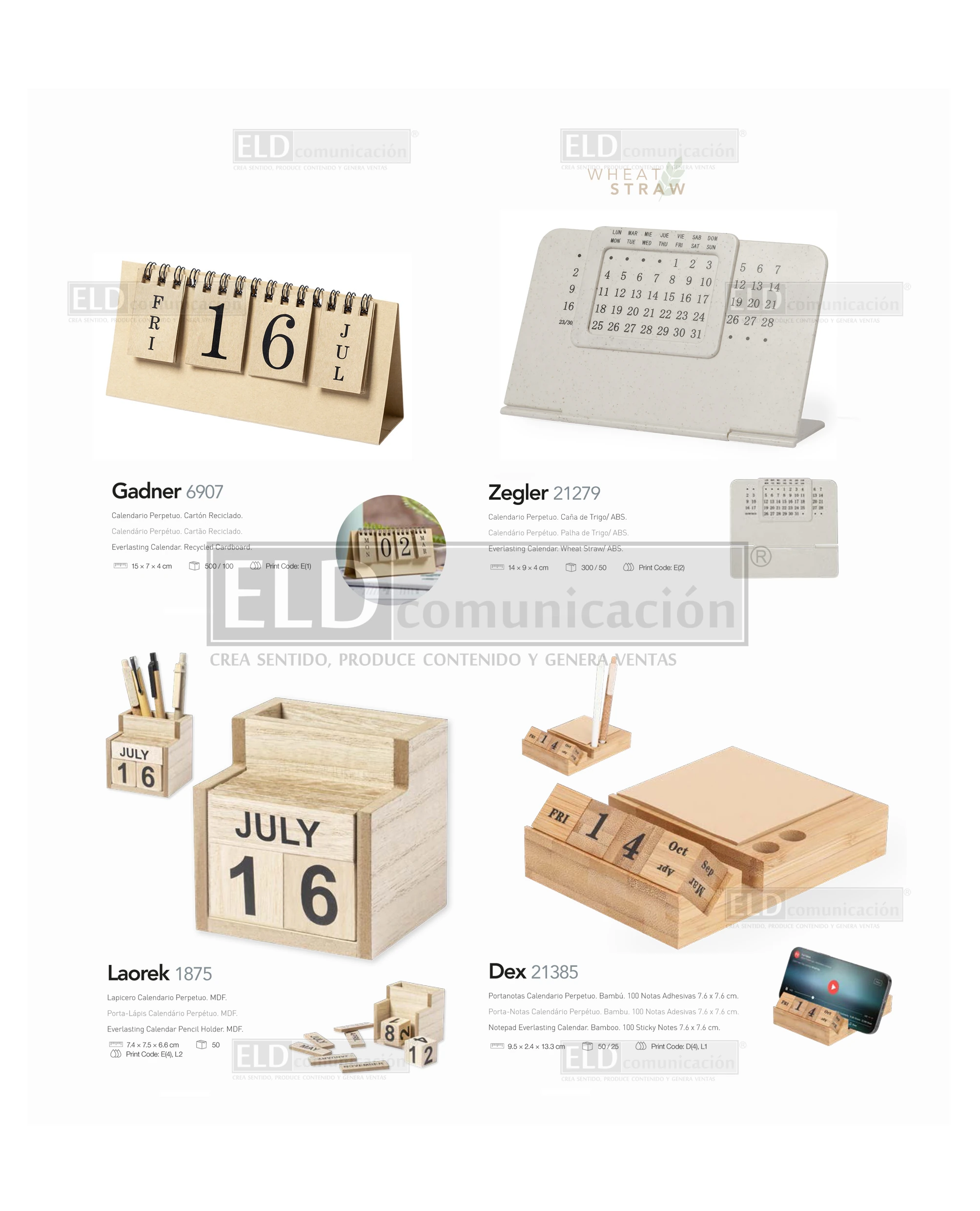 Calendarios de Escritorio Personalizados 05