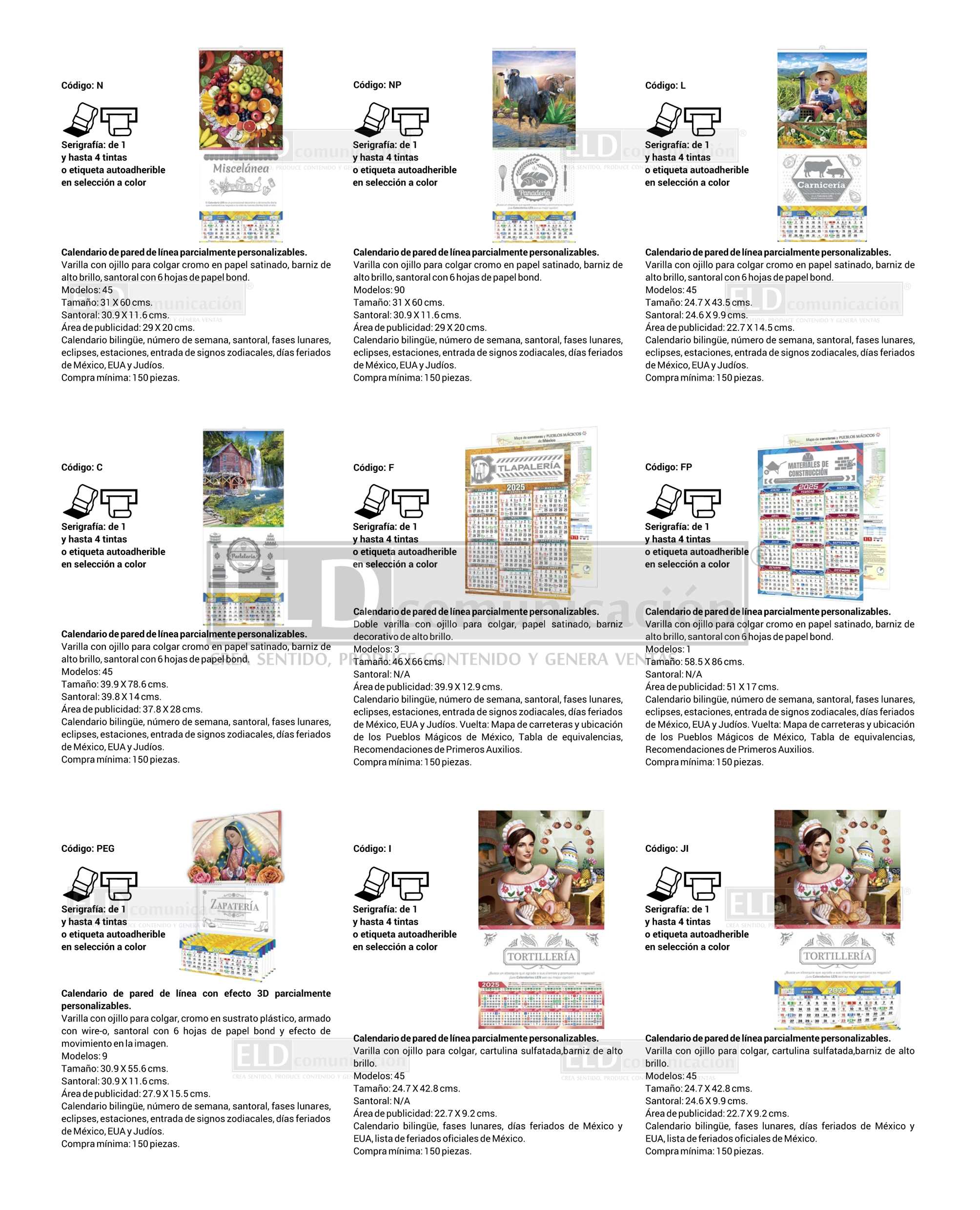 Calendarios Personalizados 08