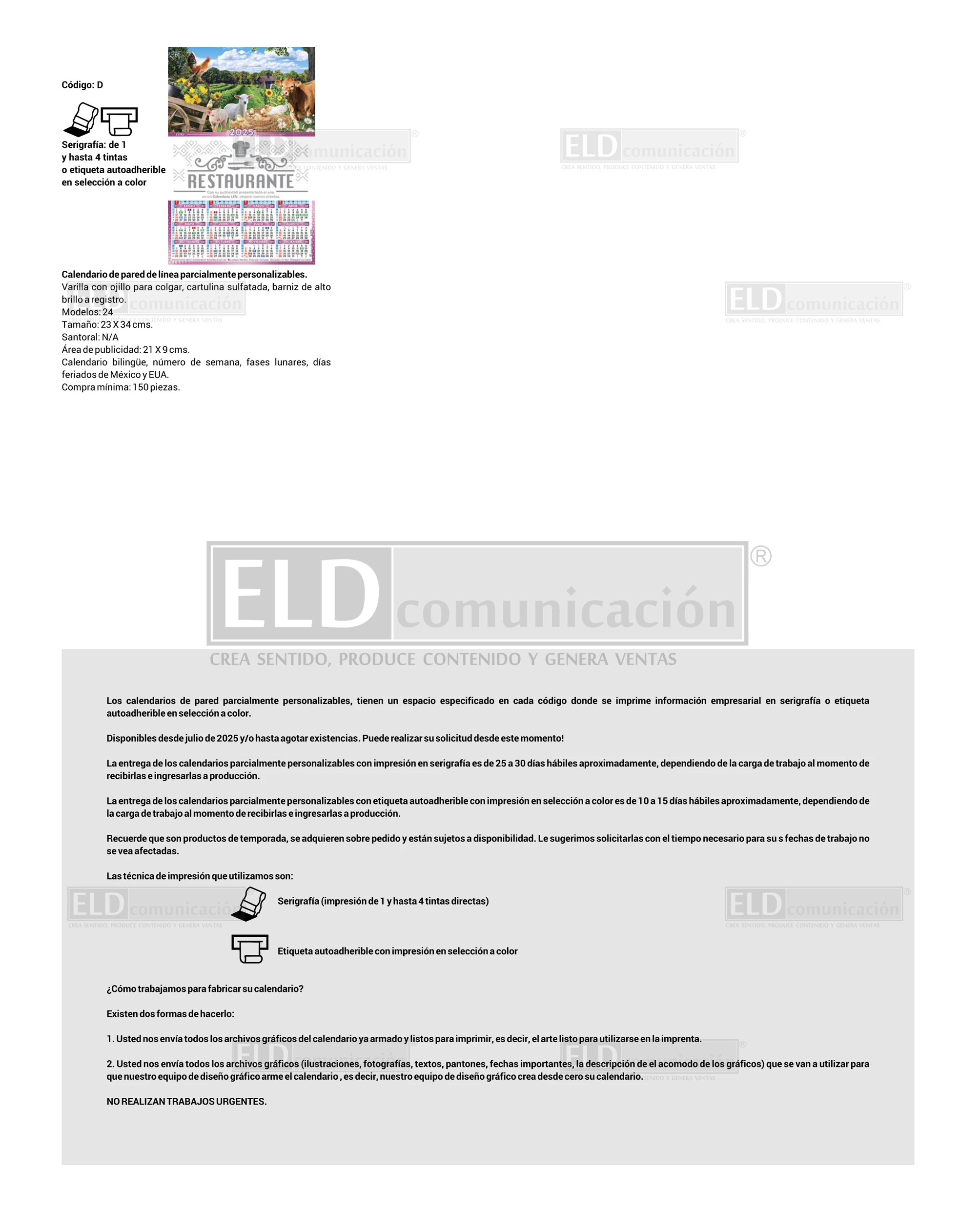 Calendarios Personalizados 09