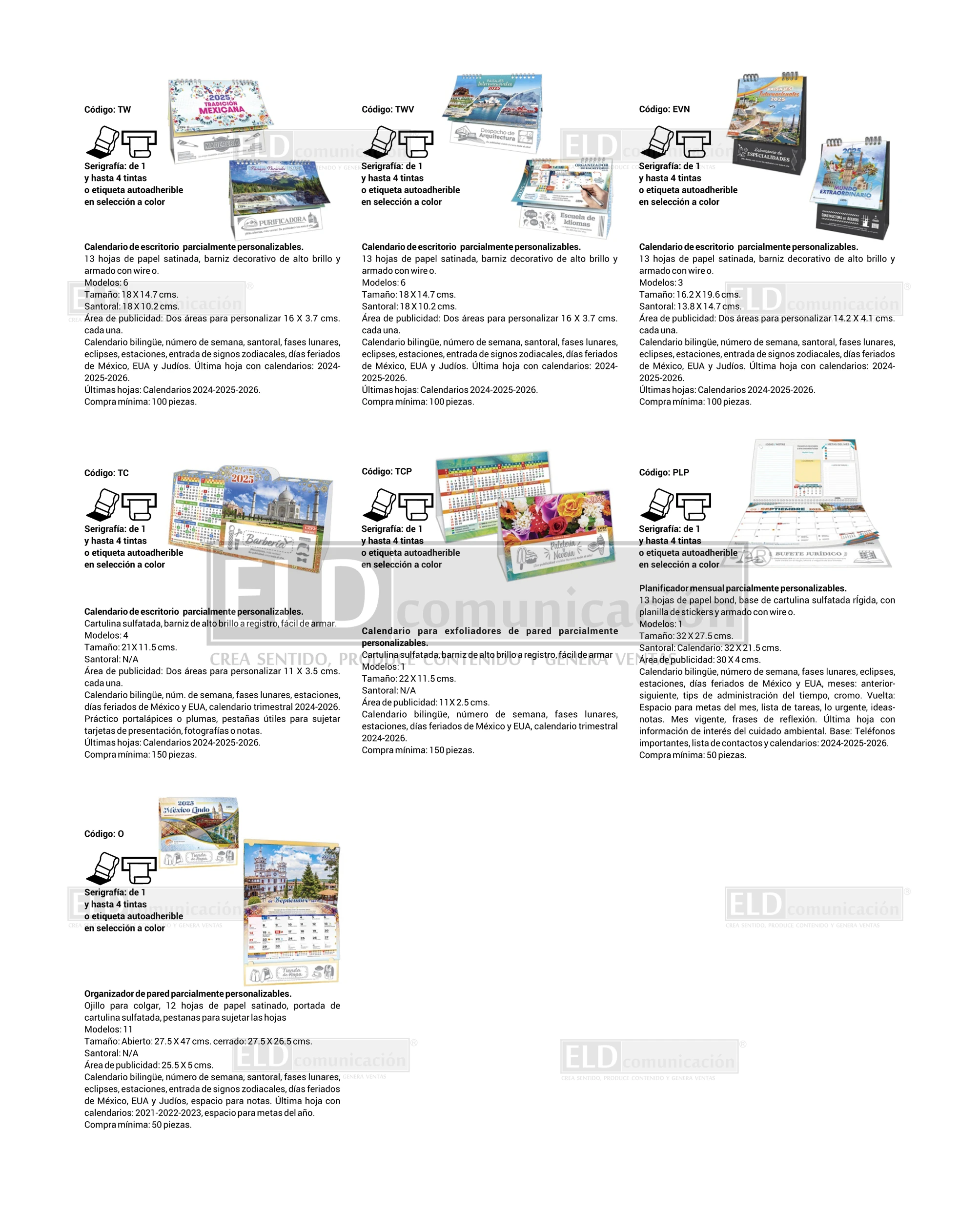 Calendarios Personalizados 07