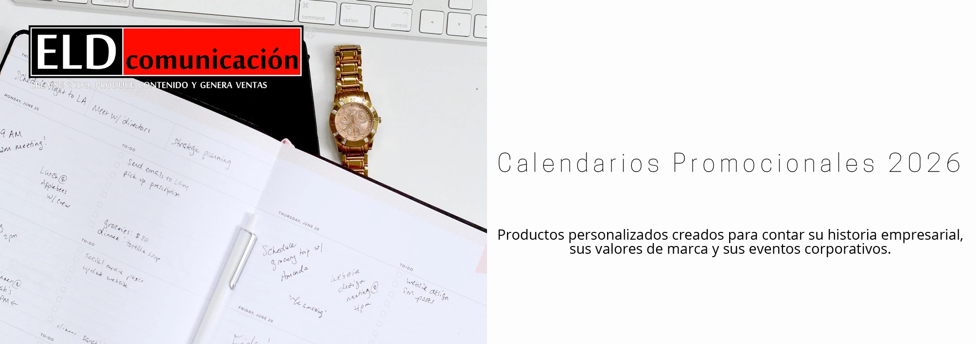 Calendarios Personalizados 2026 ELD comunicación