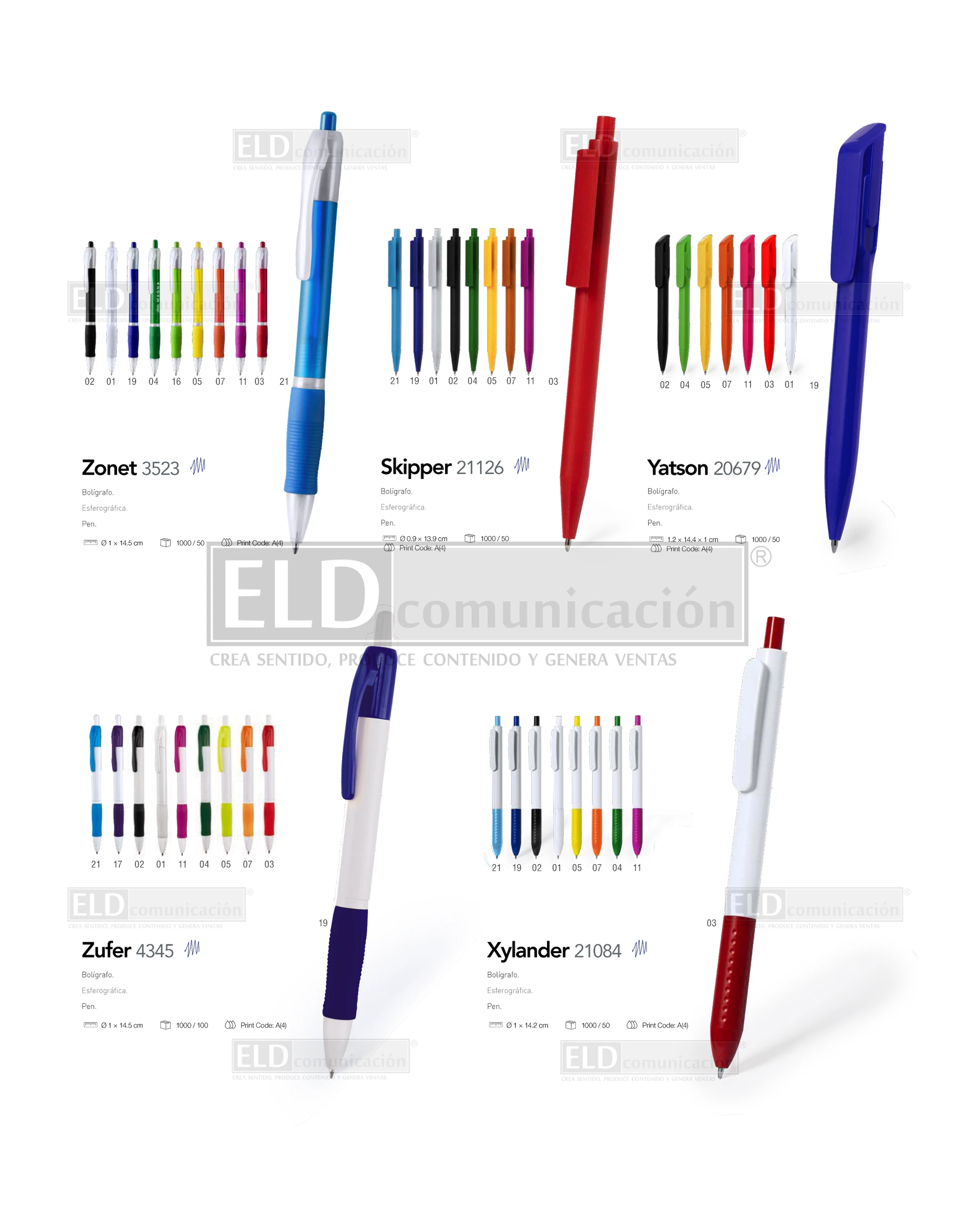Bolígrafos Promocionales Especiales 06