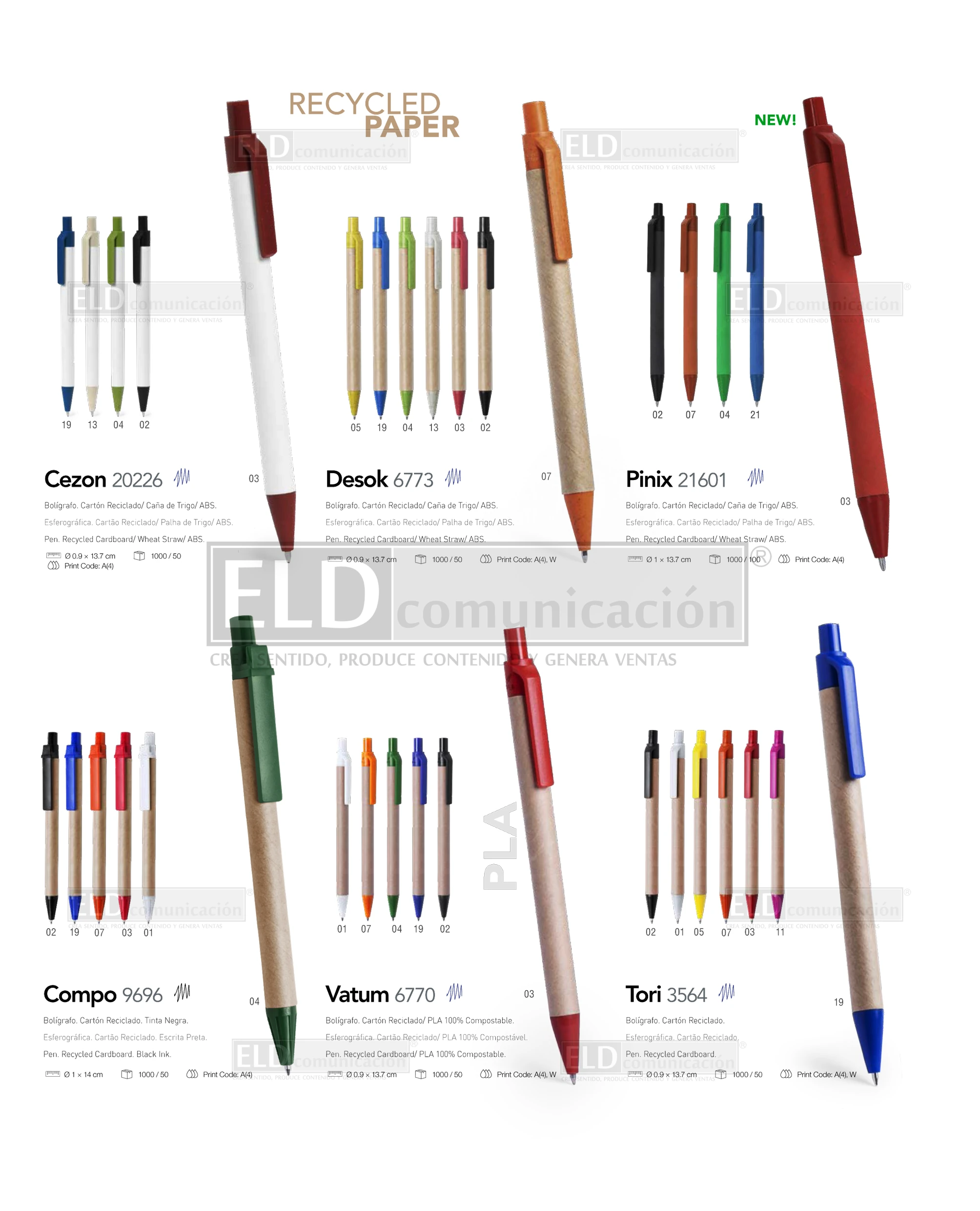Bolígrafos Promocionales Especiales 17