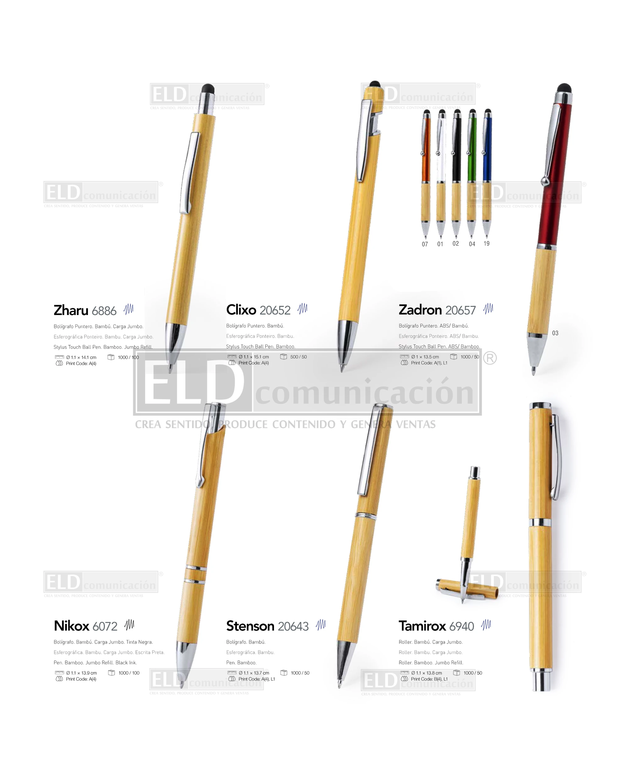 Bolígrafos Promocionales Especiales 20