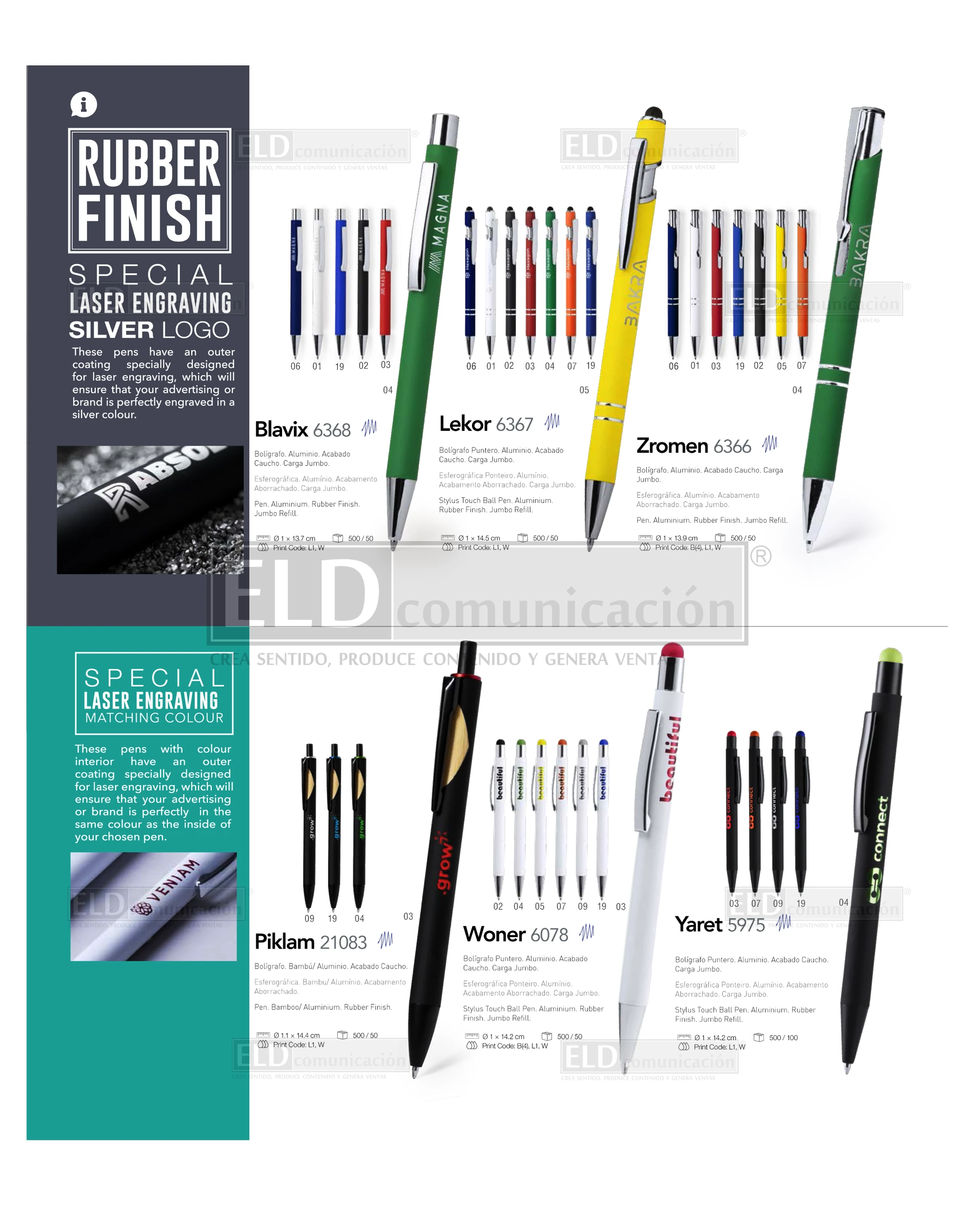 Bolígrafos Promocionales Especiales 35