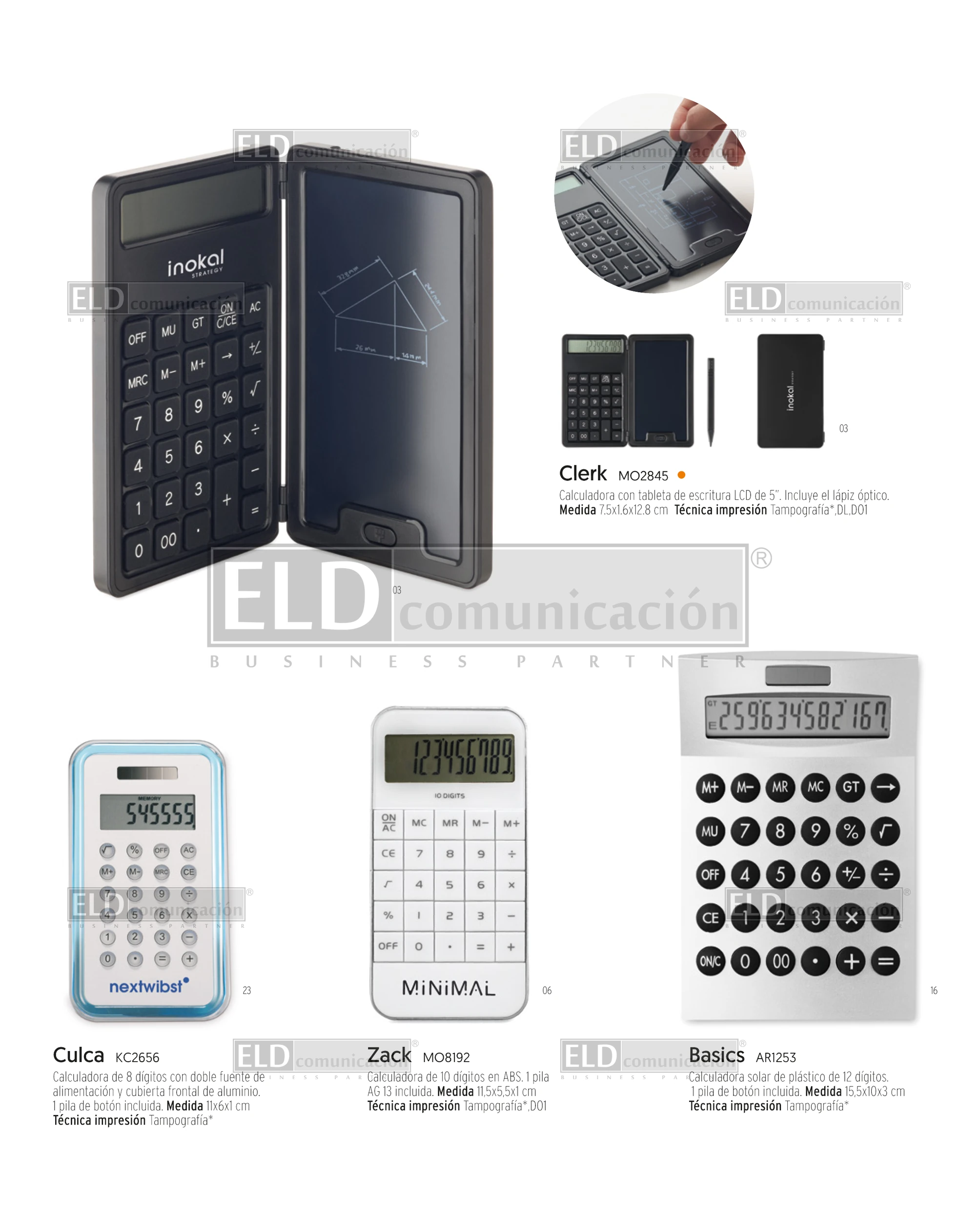 Calculadoras Promocionales Especiales 02