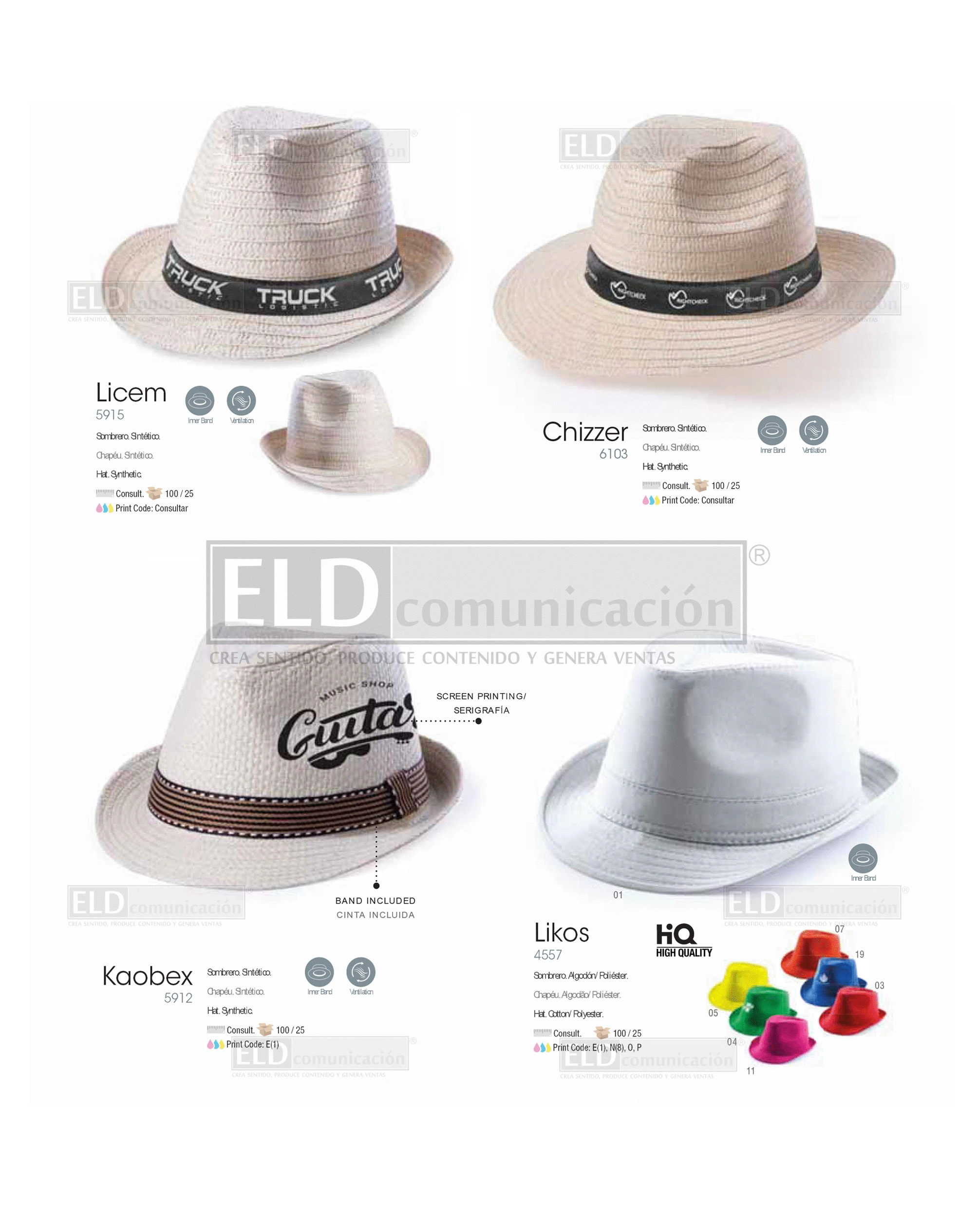 Gorras Promocionales Especiales 16