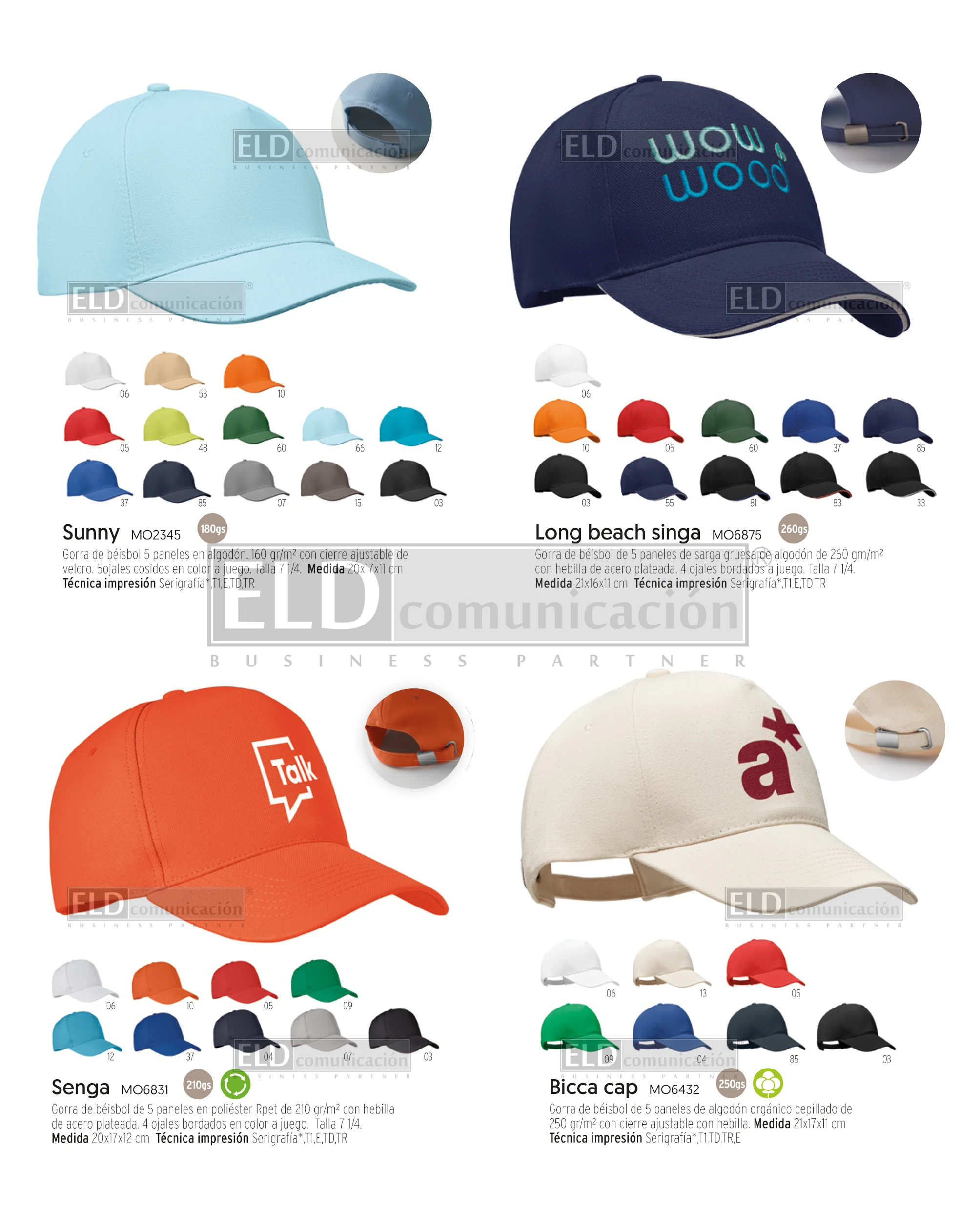 Gorras Promocionales Especiales 24
