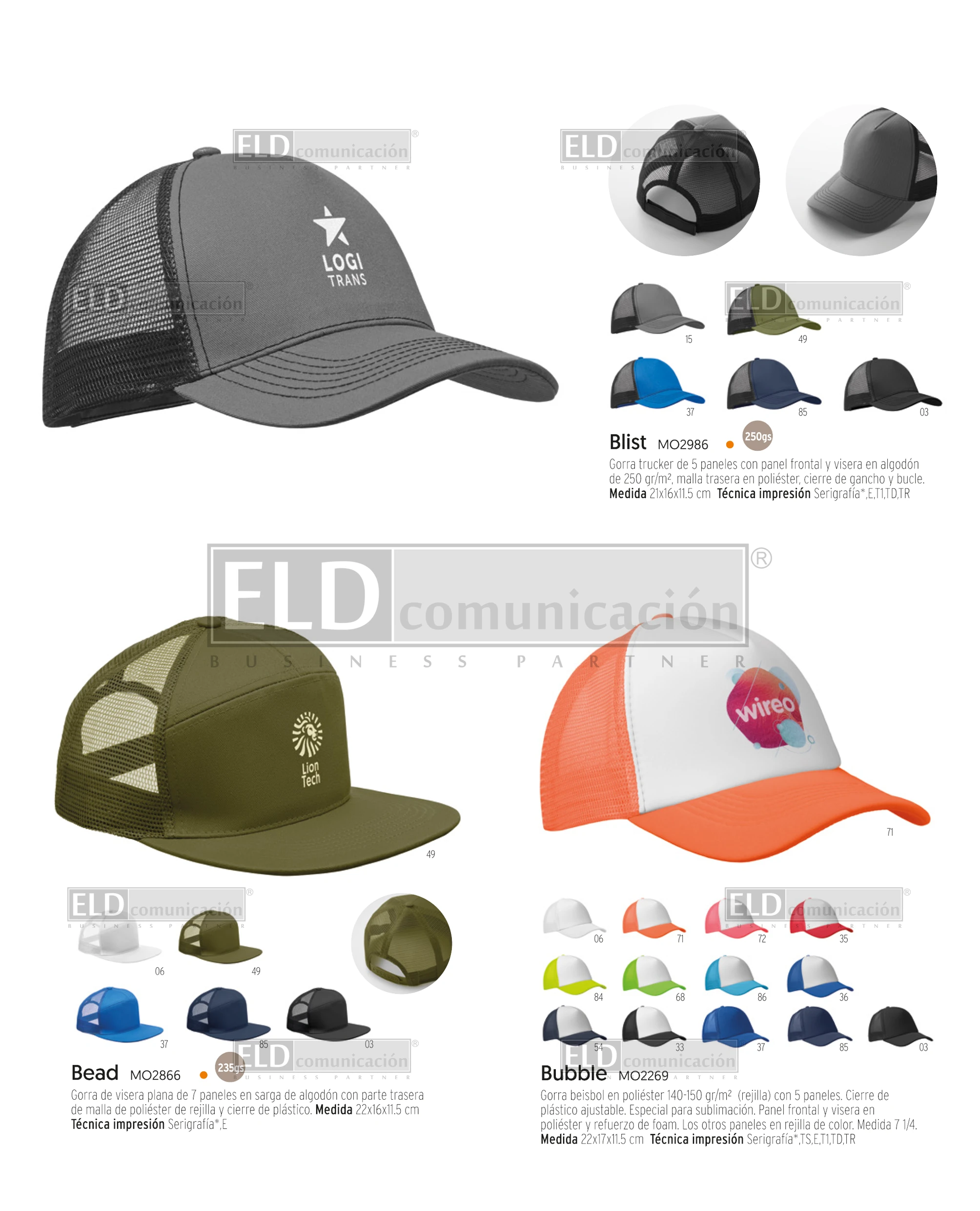 Gorras Promocionales Especiales 25