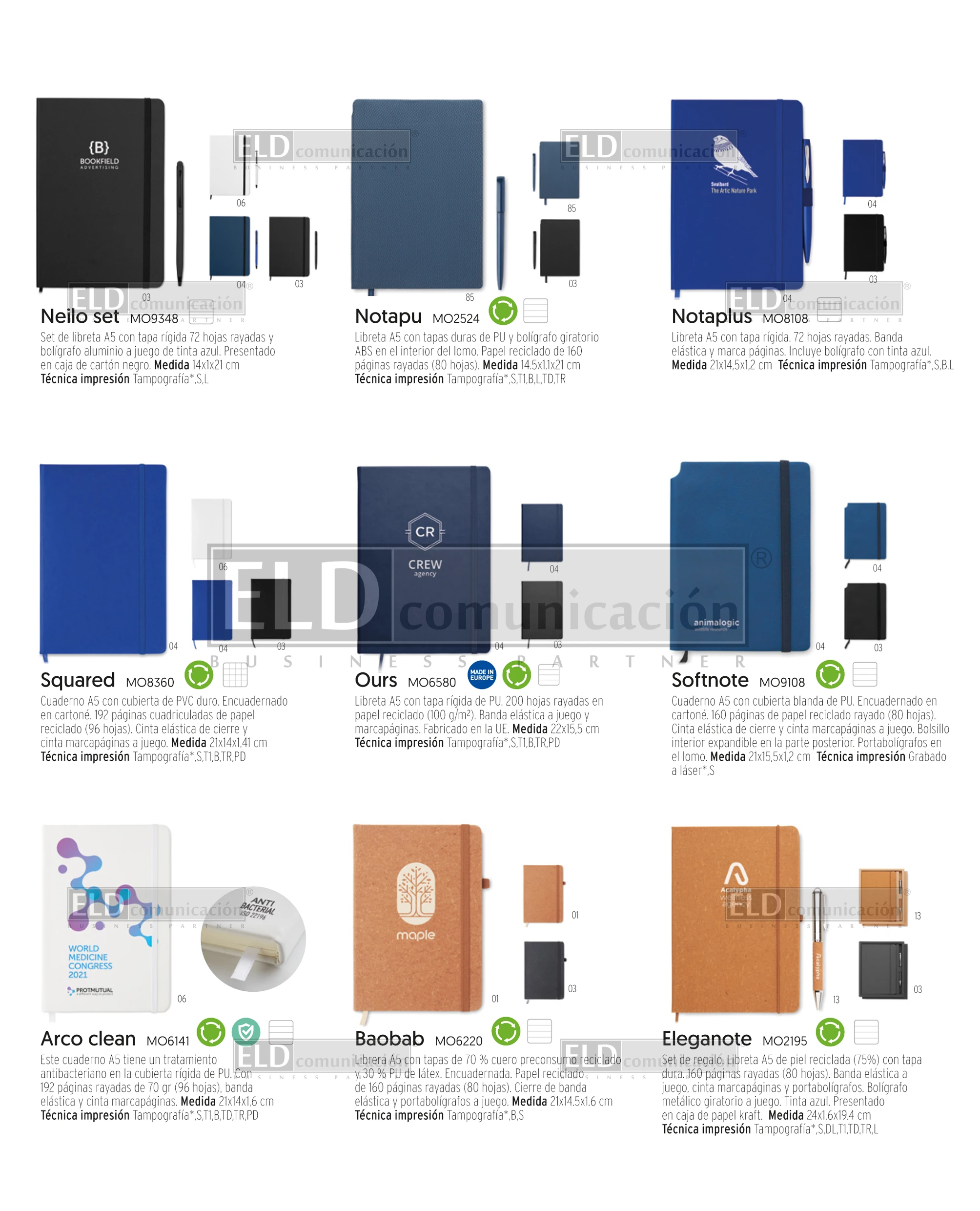 Libretas Promocionales Especiales 36