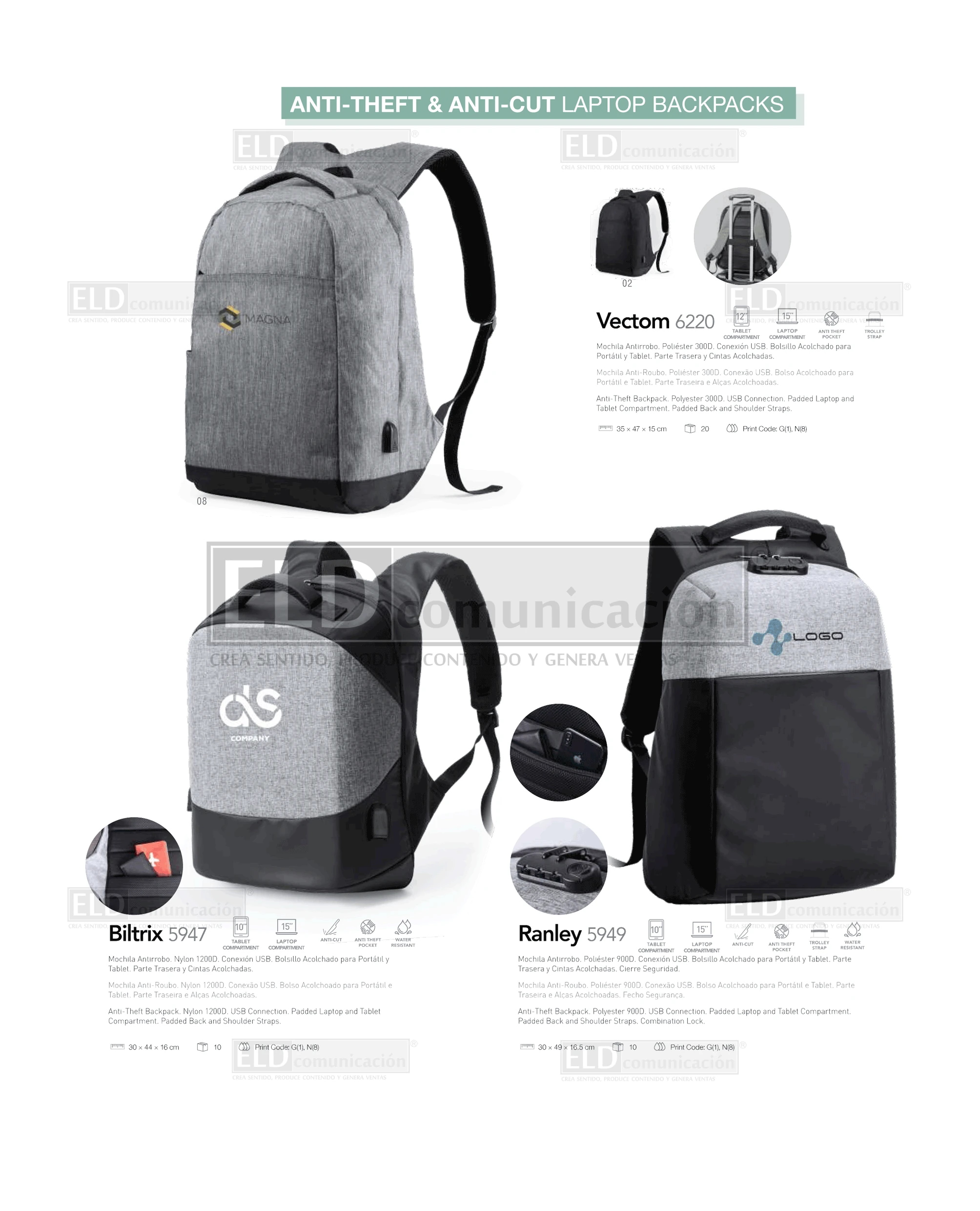 Mochilas Promocionales Especiales 10