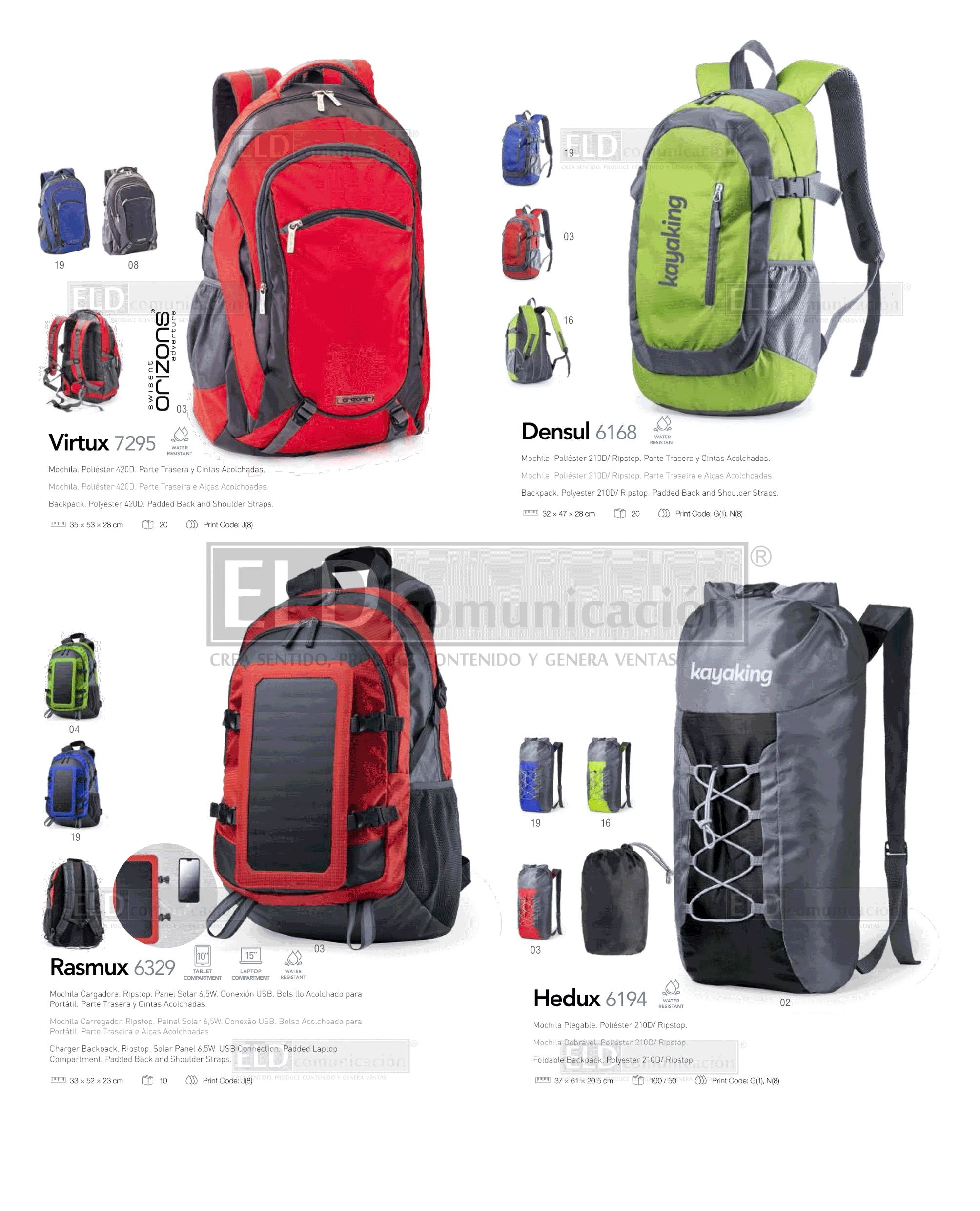 Mochilas Promocionales Especiales 35