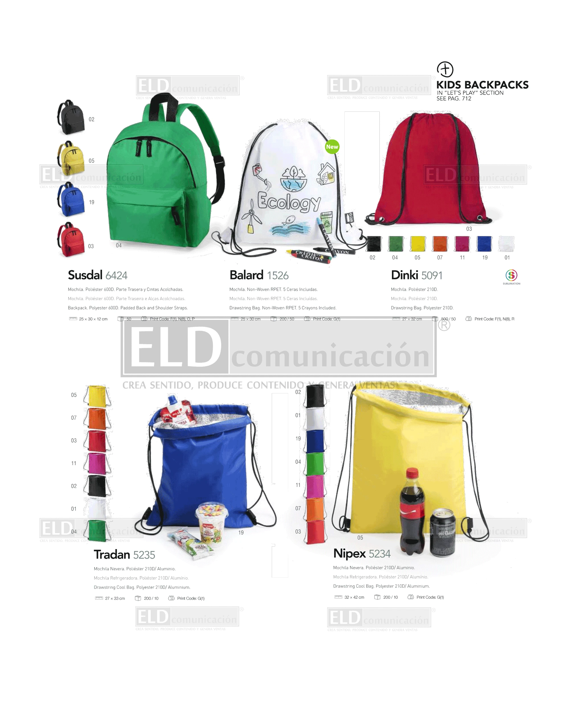 Mochilas Promocionales Especiales 38