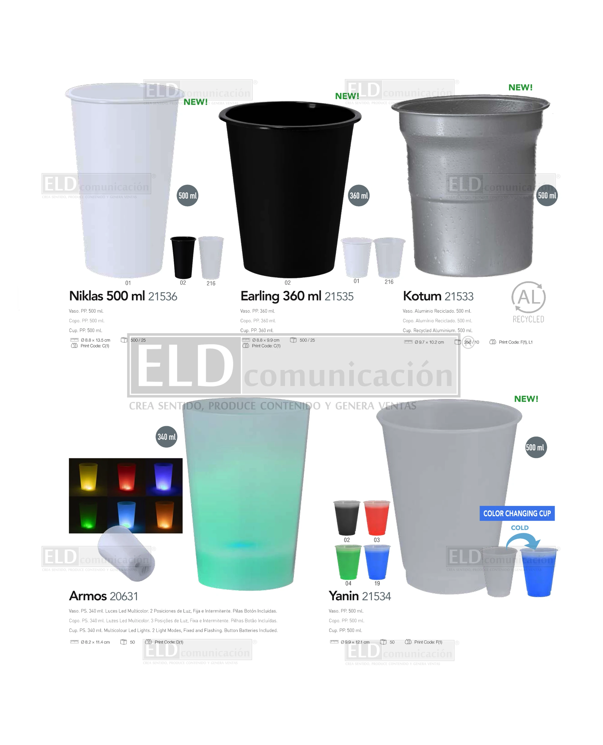 Tazas Promocionales Especiales 17