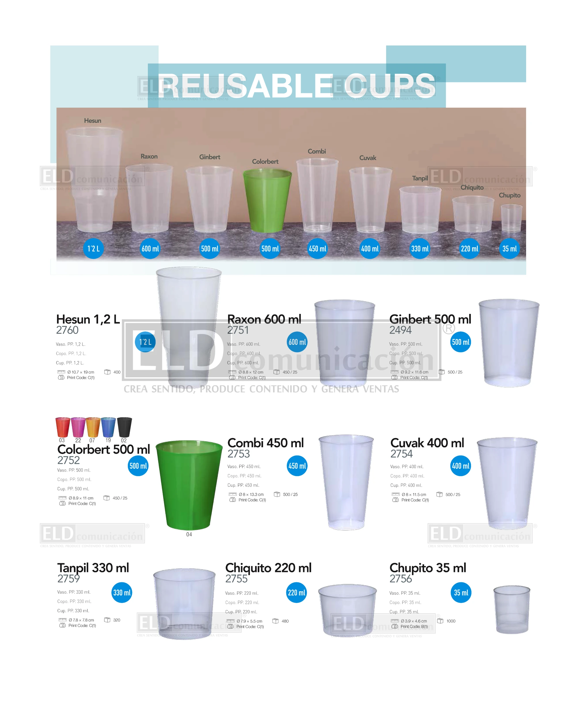 Tazas Promocionales Especiales 19