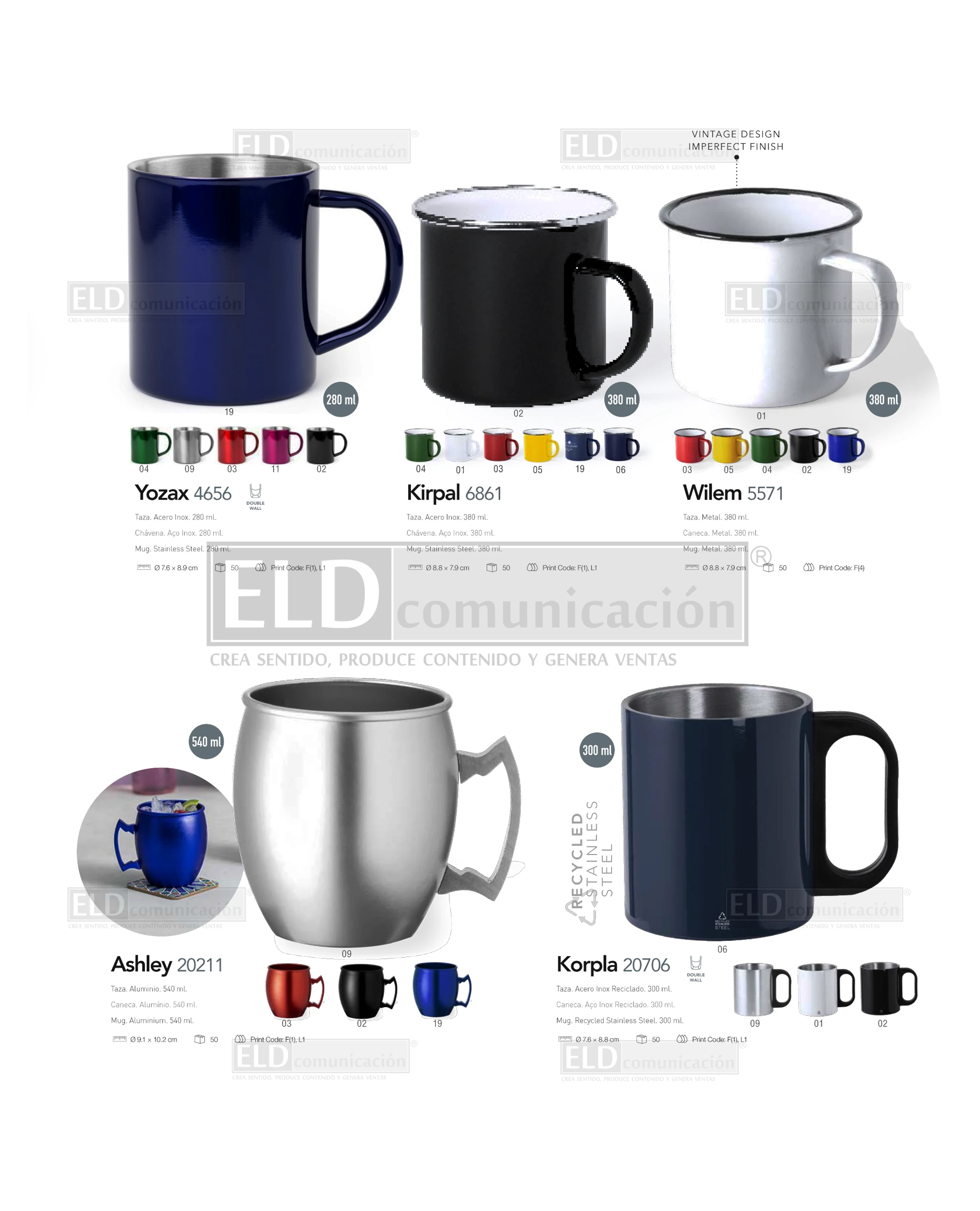 Tazas Promocionales Especiales 25