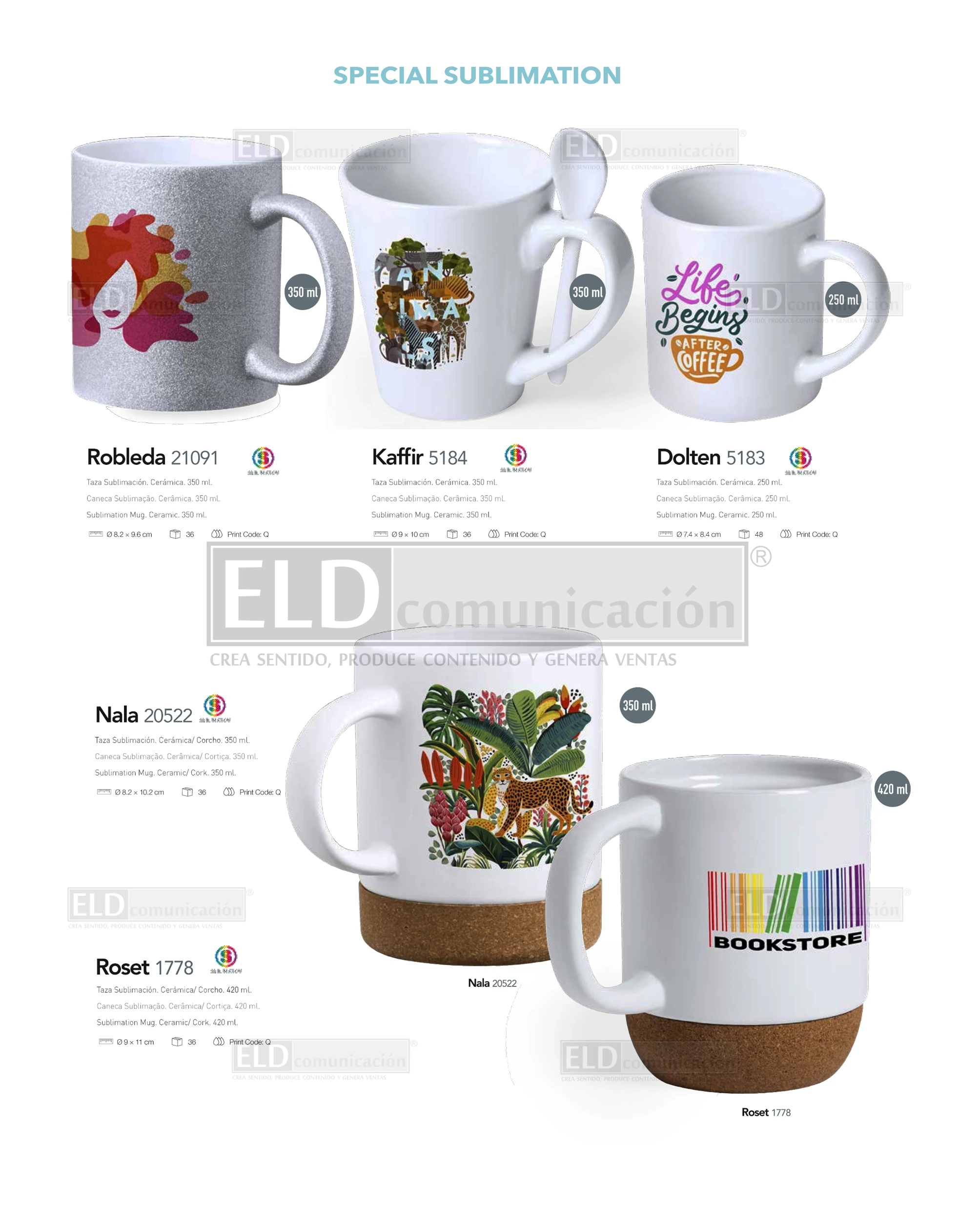 Tazas Promocionales Especiales 35