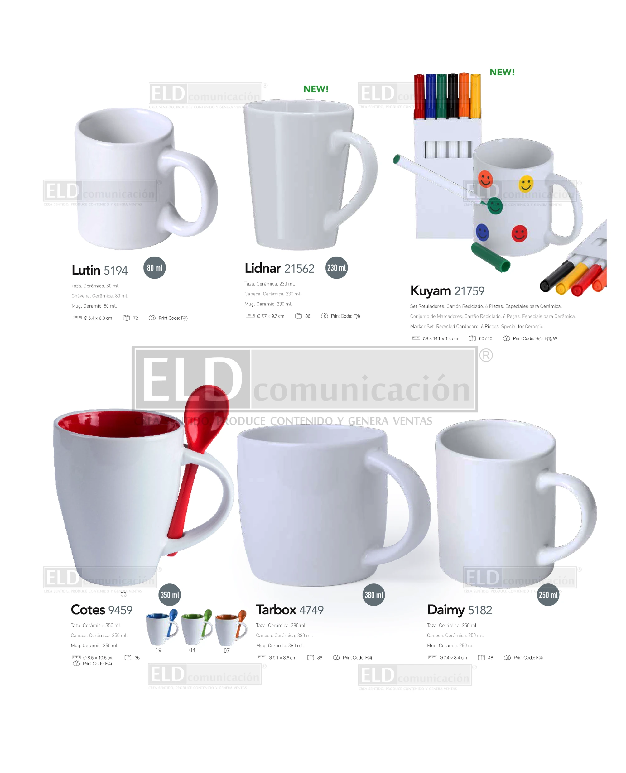 Tazas Promocionales Especiales 43