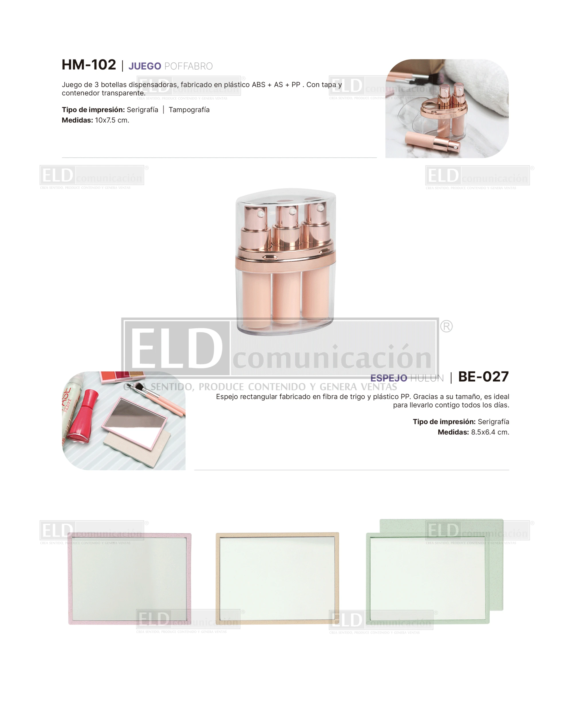 Artículos Promocionales de Belleza 01