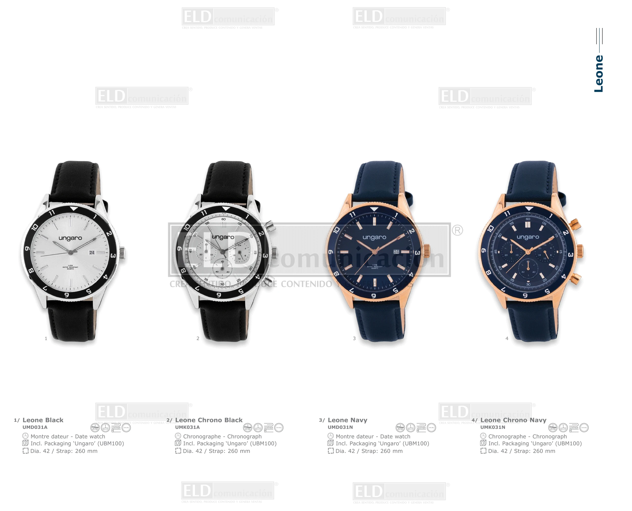 Relojes Leone de Ungaro