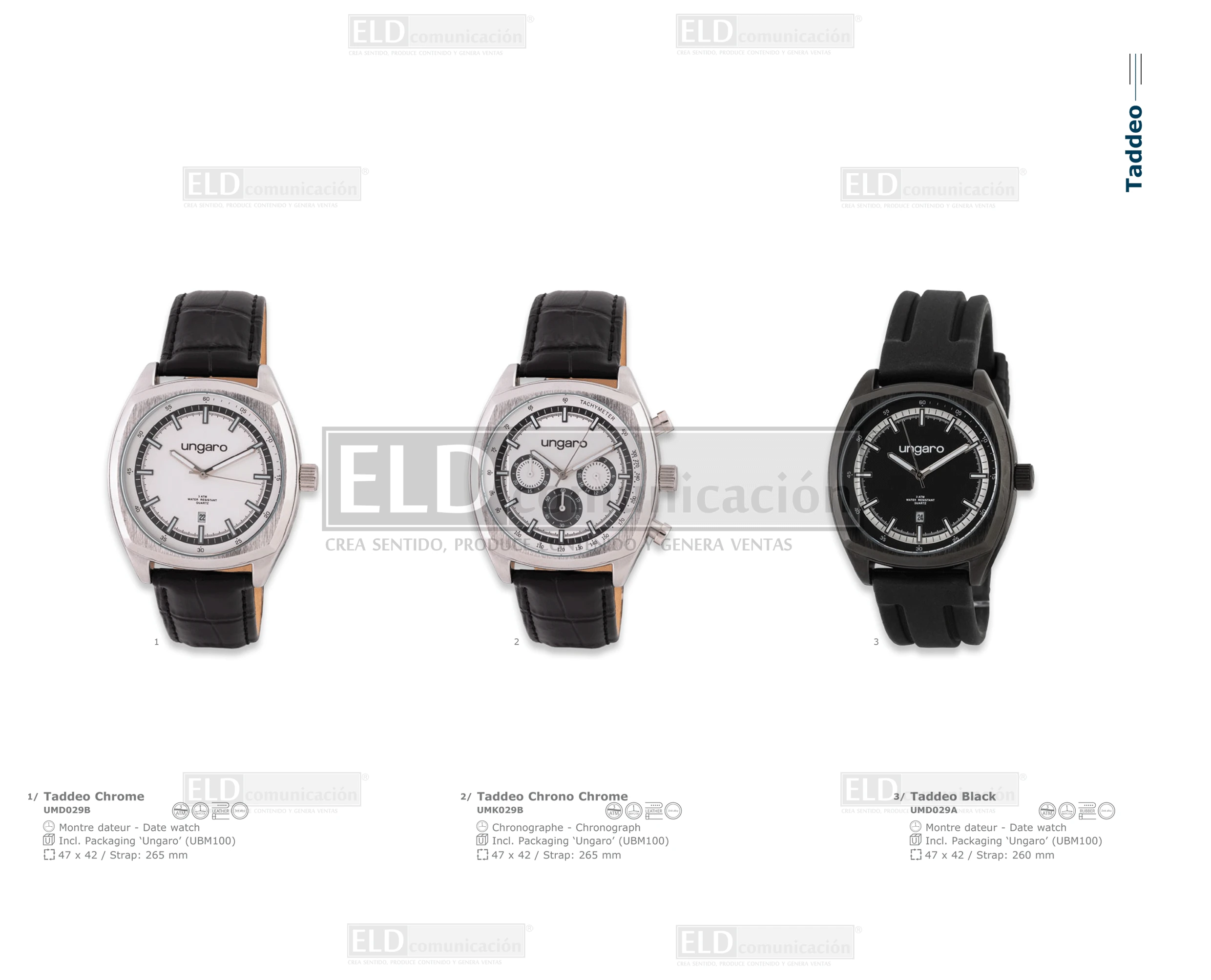 Relojes Taddeo de Ungaro