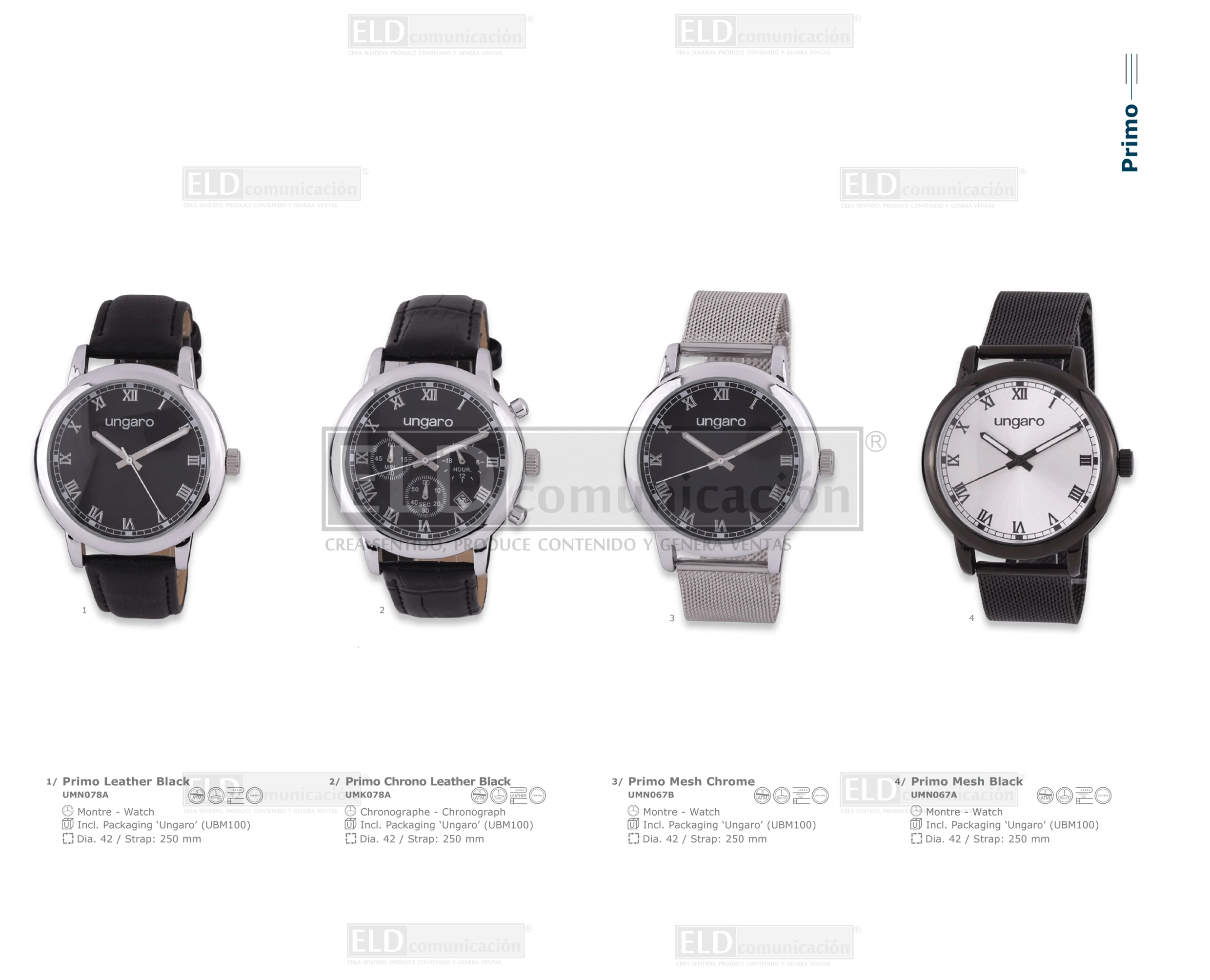 Relojes Primo de Ungaro