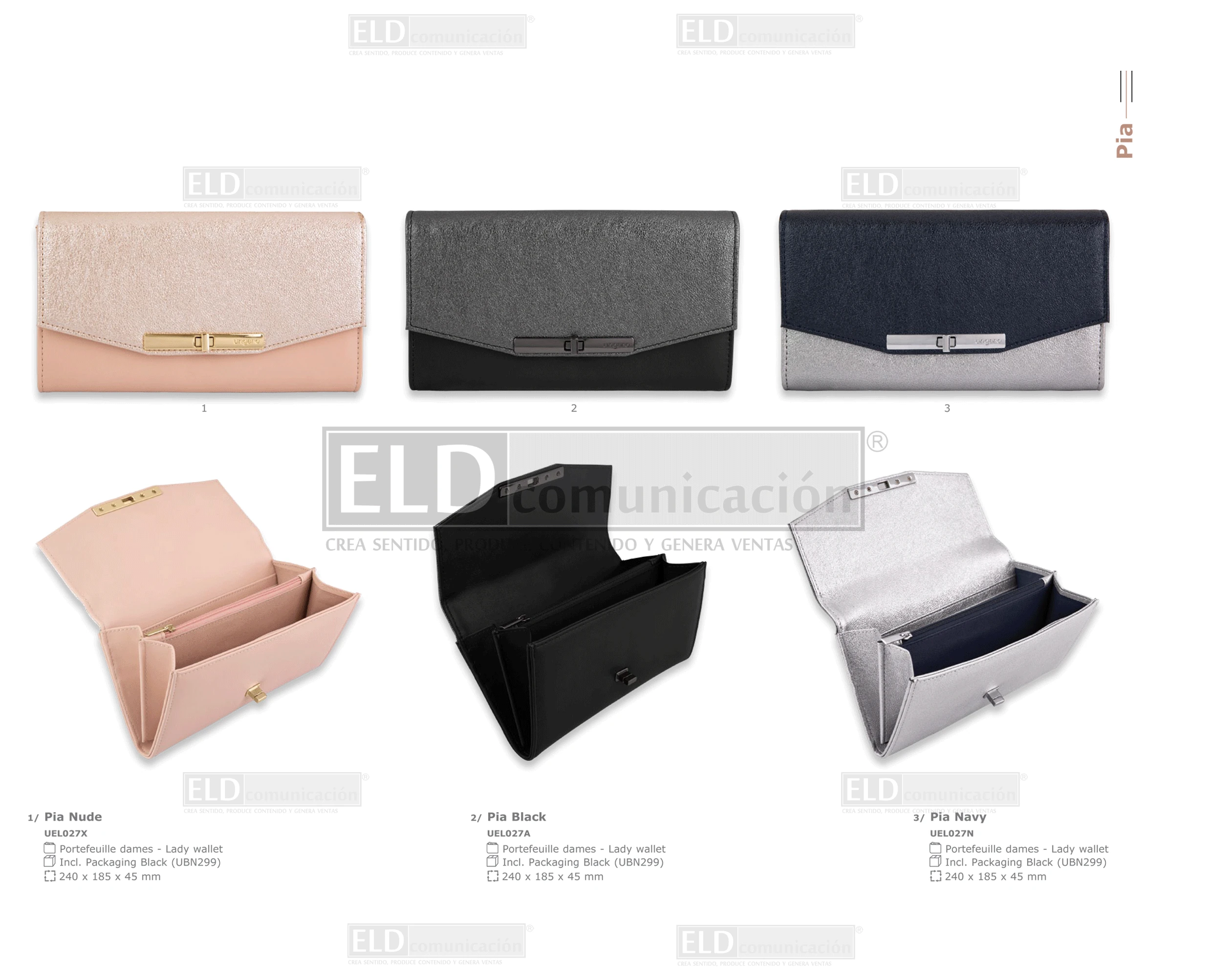 Carteras para mujer Pia Nude de Ungaro