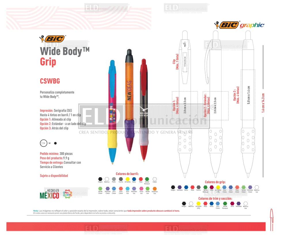 Bolígrafos Bic Writing 13