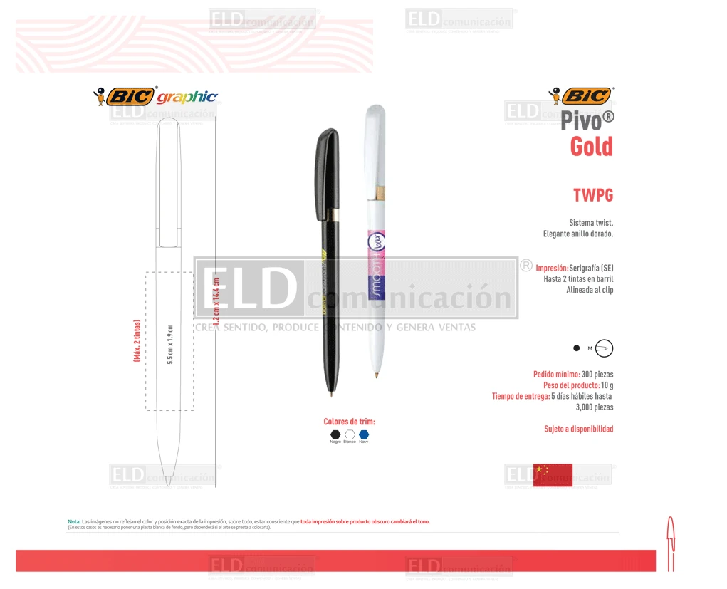 Bolígrafos Bic Writing 17