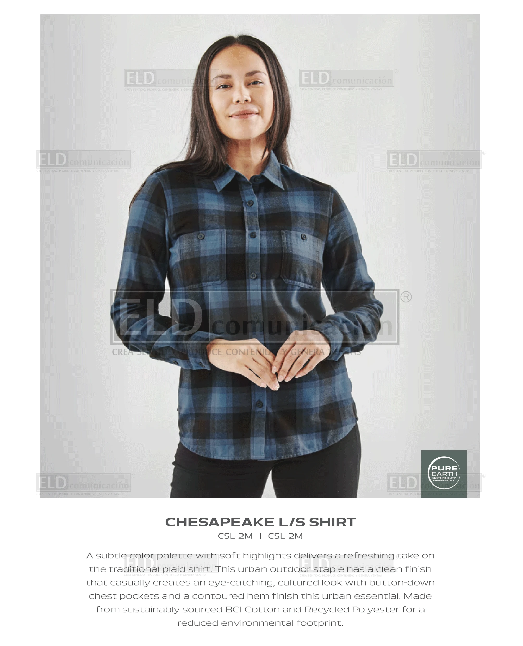 Camisas casuales premium modelo chesapeake stormtech